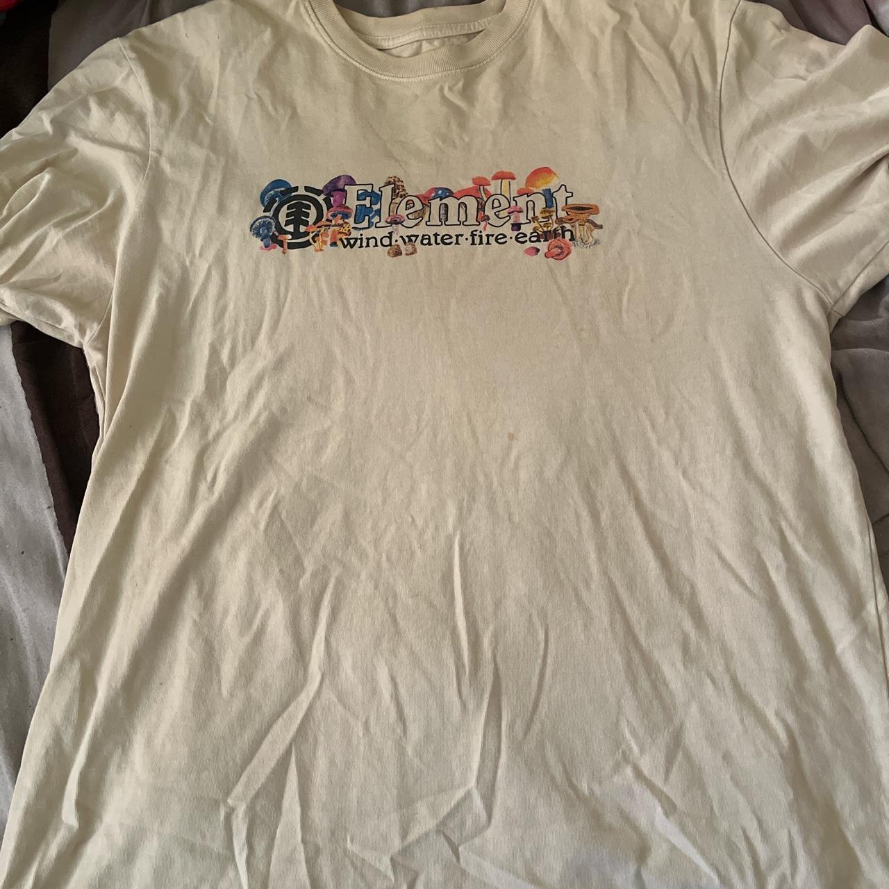 element shroom tee shirt ☆ small stain on the... - Depop
