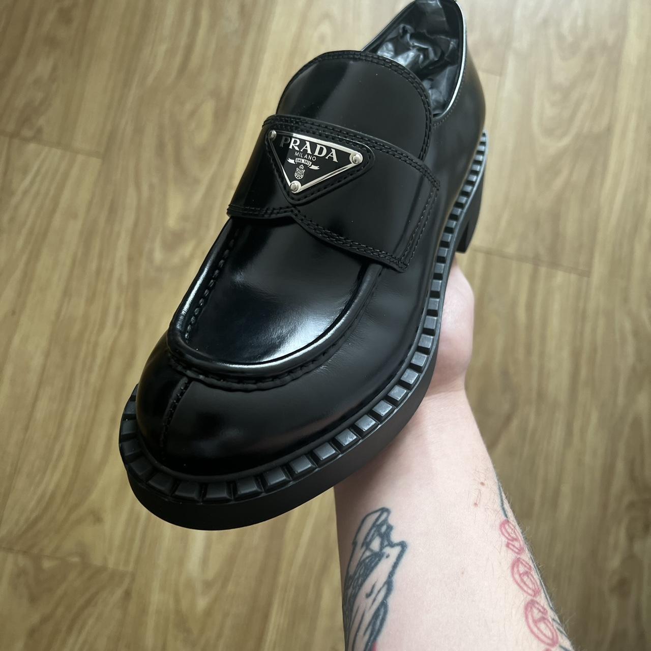 loafers prada women's