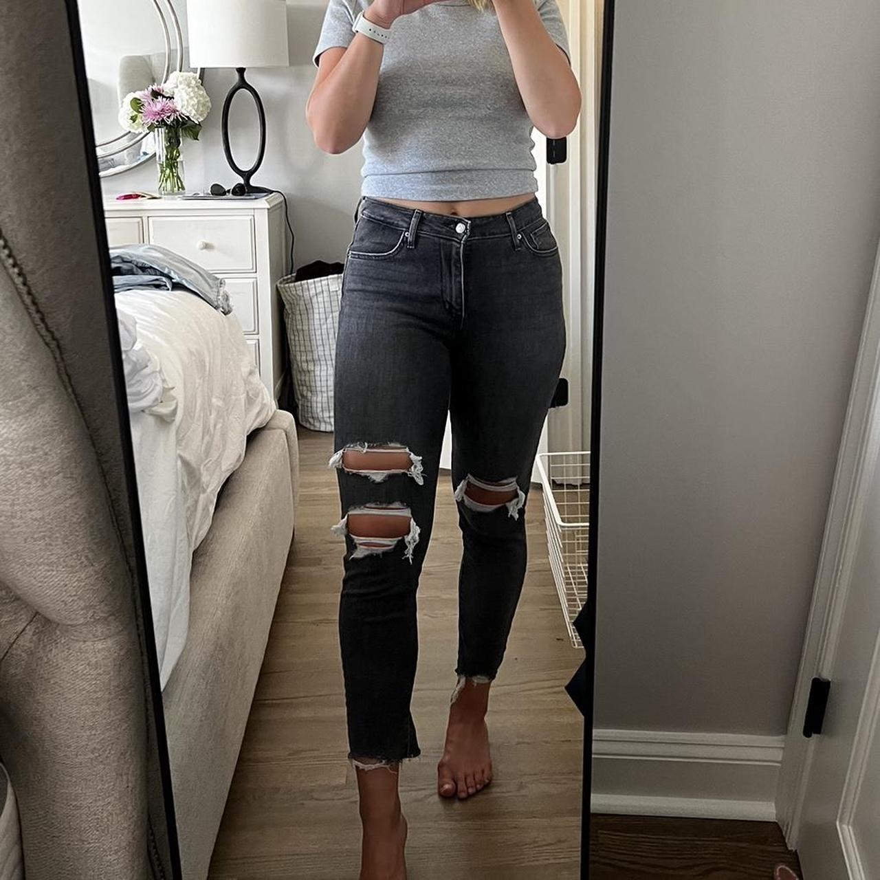 Black Levi’s ripped skinny jean - Depop