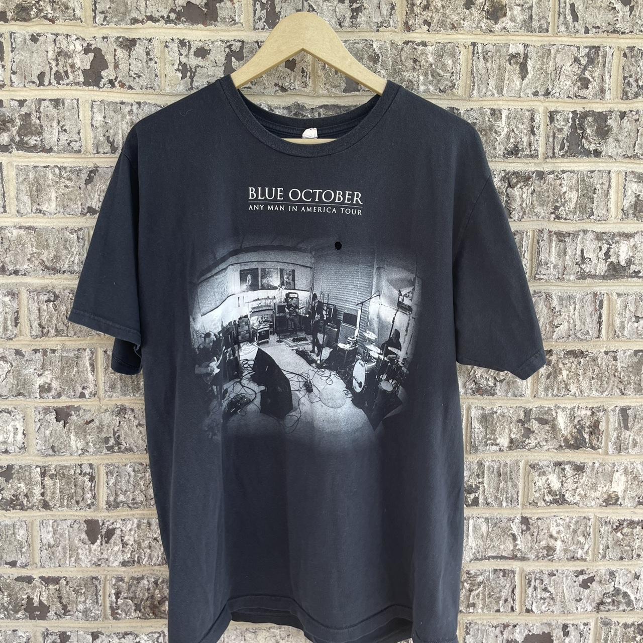 Blue october tour tee condition is good besides depop