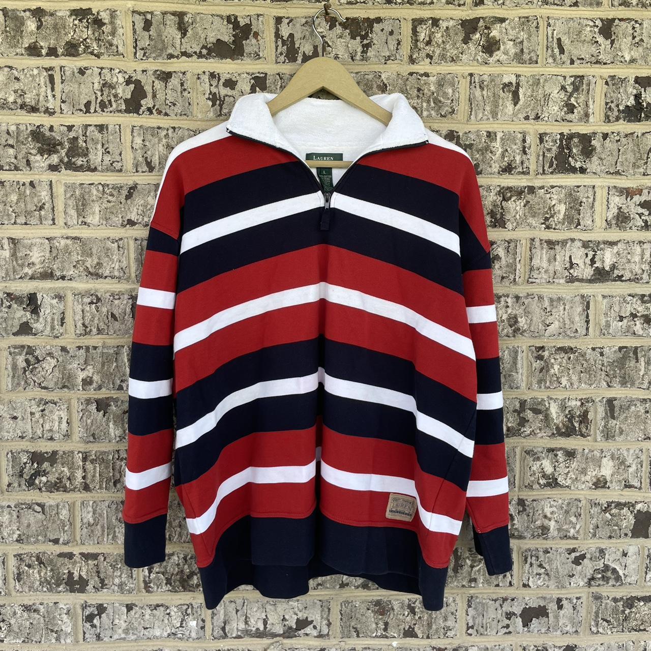 Ralph Lauren Striped Sweater Very Good Condition Depop