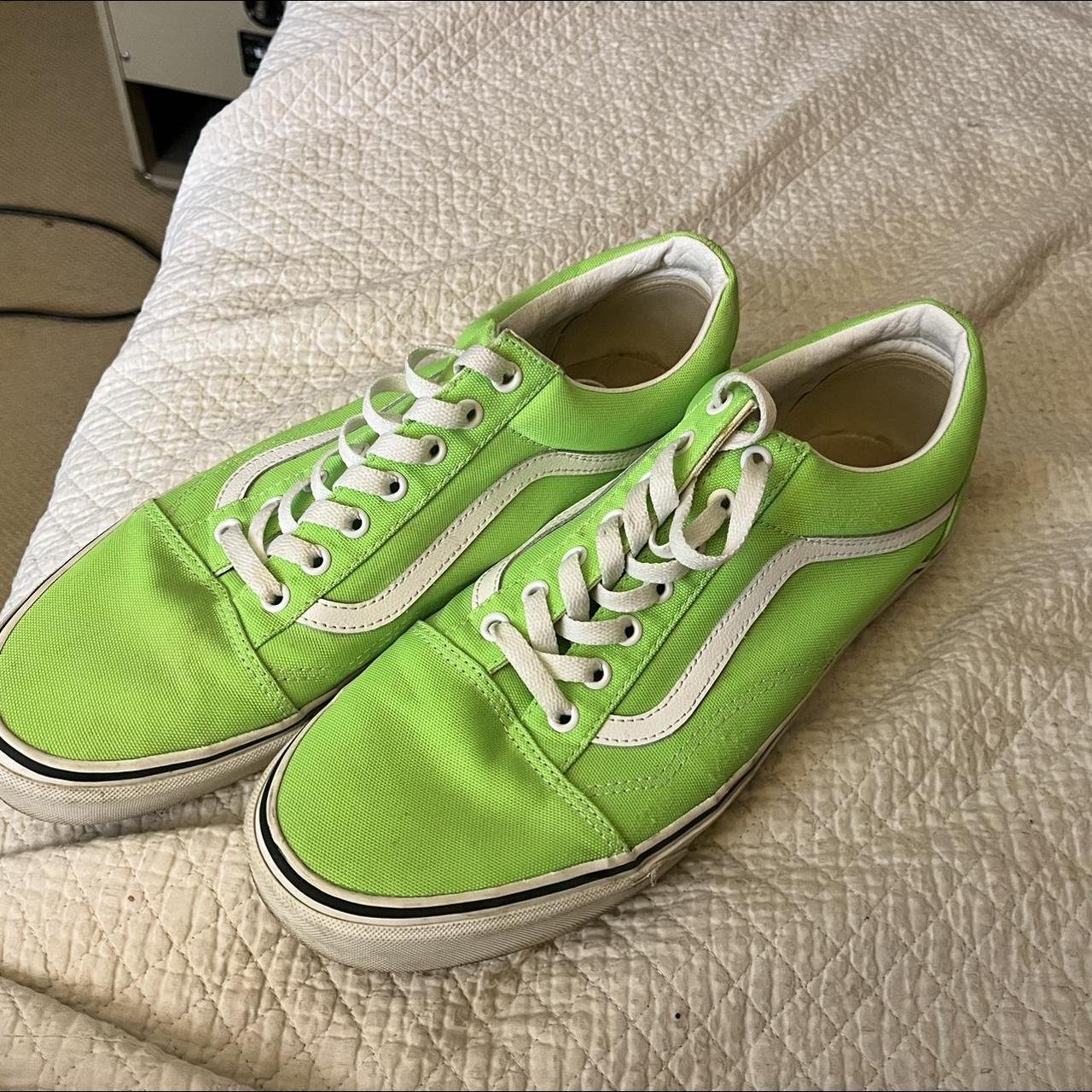 Neon Green Vans #vans #neongreen #neon - Depop