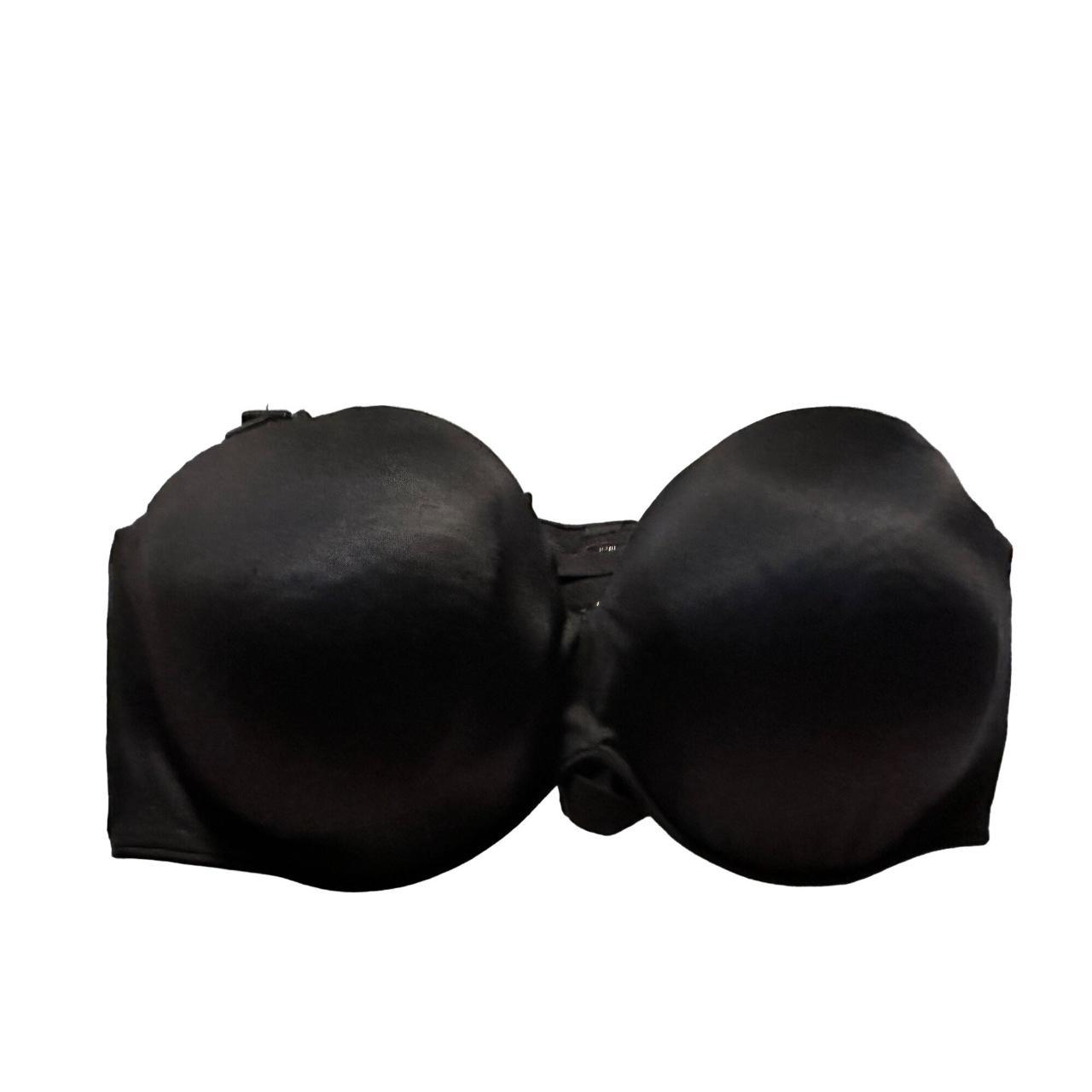 Black strapless / convertible bra. This can be worn... - Depop