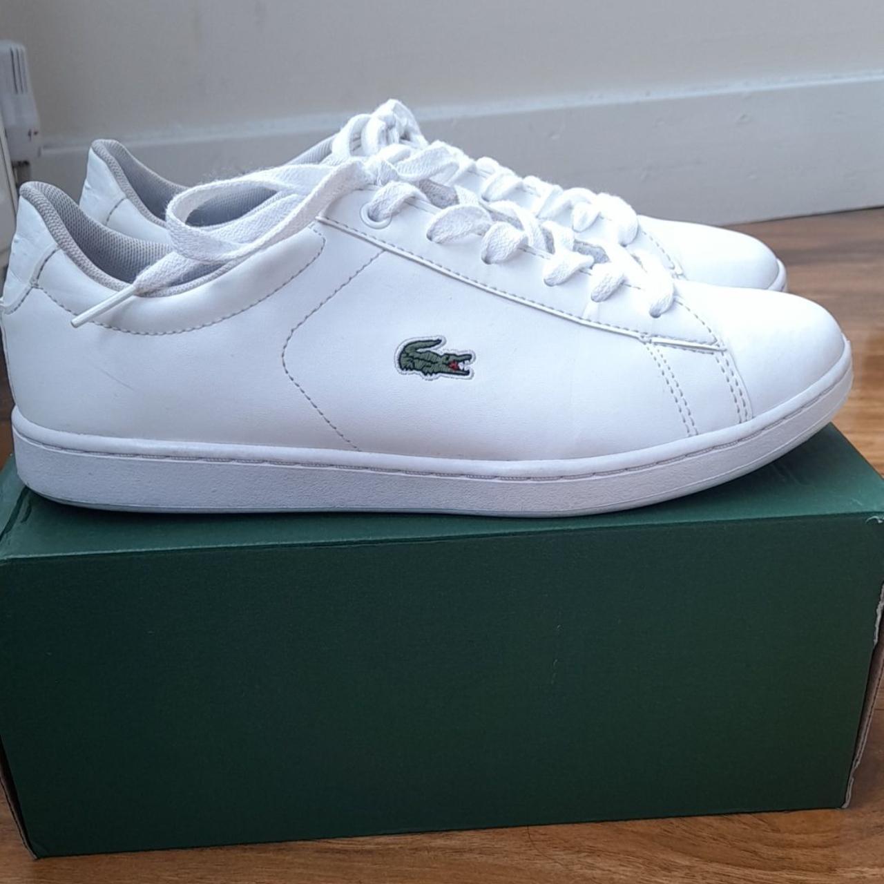 Lacoste Carbany Trainers White leather Lacoste... - Depop
