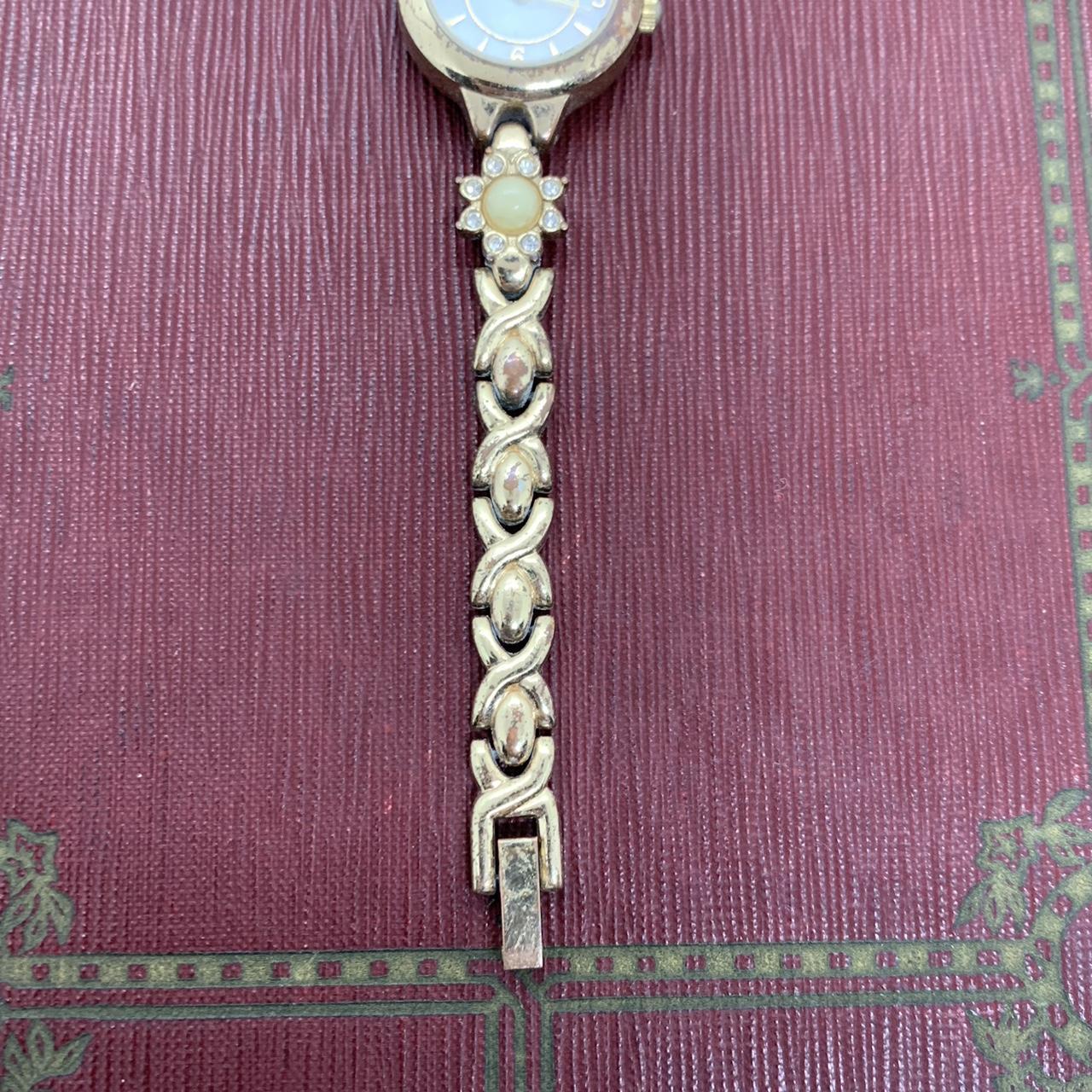 Vintage Gold Tone Women’s Watch Faded and... - Depop