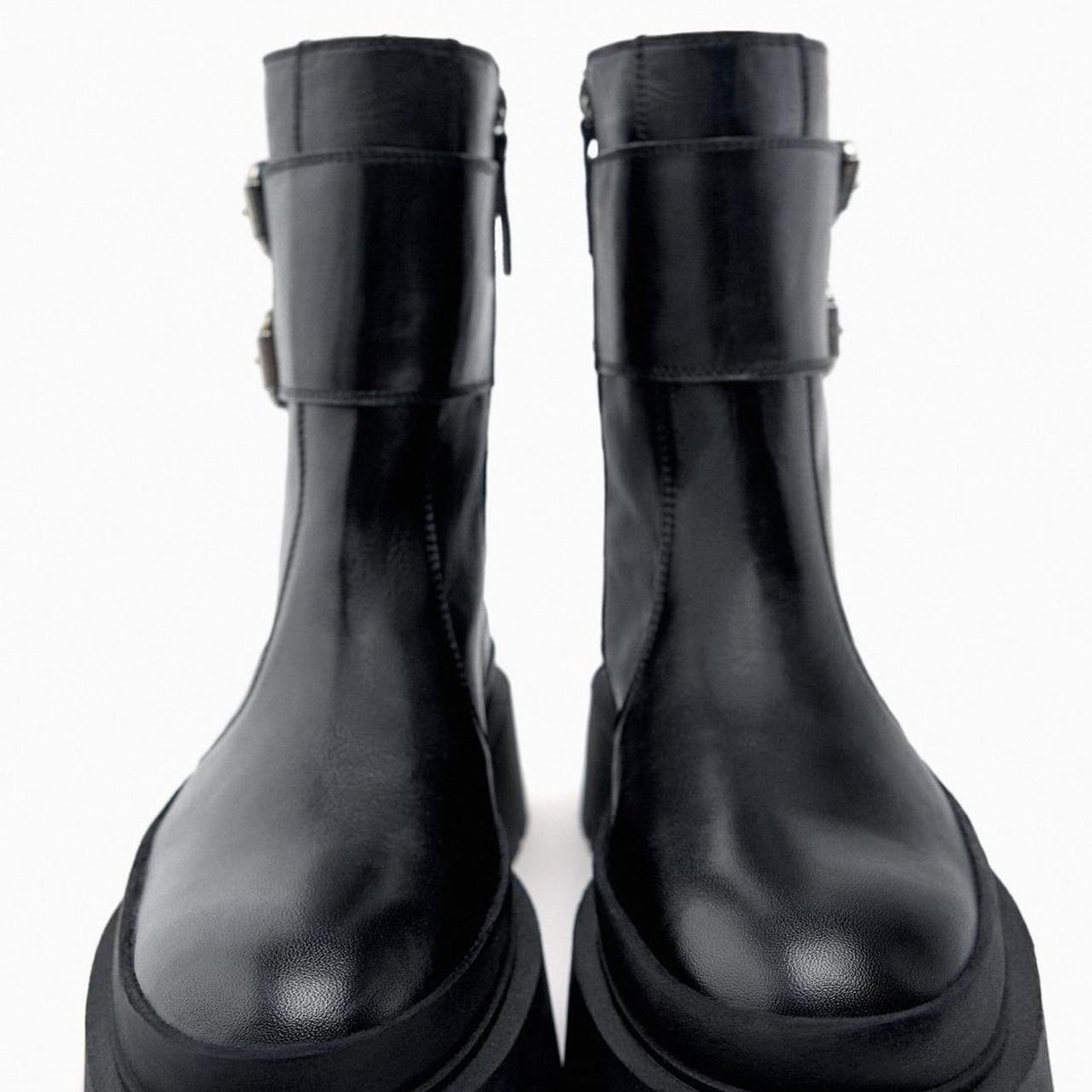 zara motorcycle boots