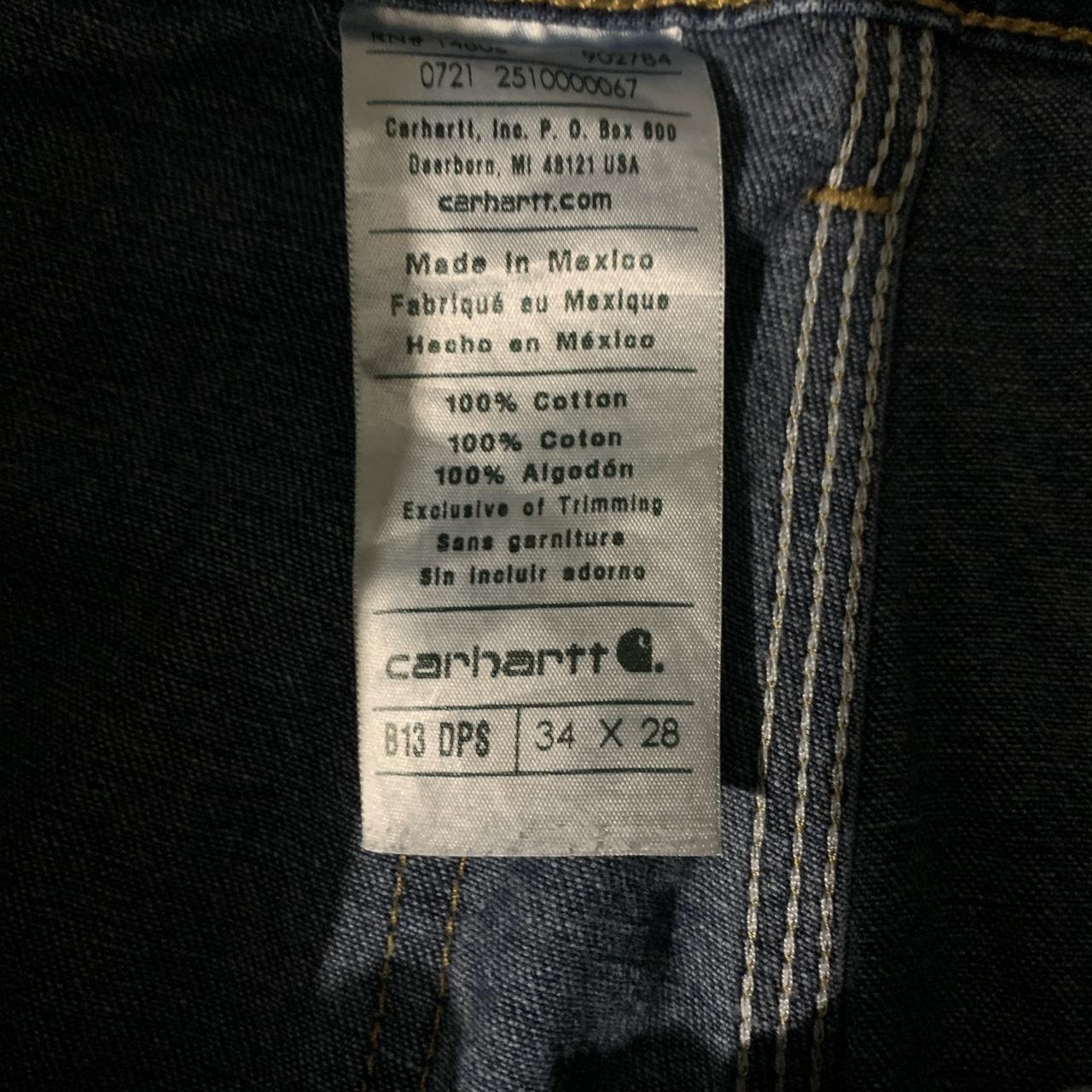 Pretty Baggy Carhartt Jeans Loose fit 34x28 - Depop