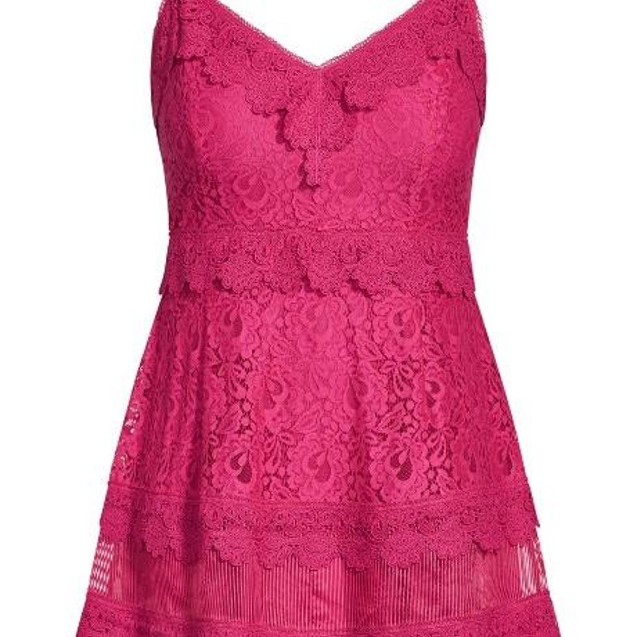 City Chic Dress Nouveau Lace Size 16. Wore once! Depop