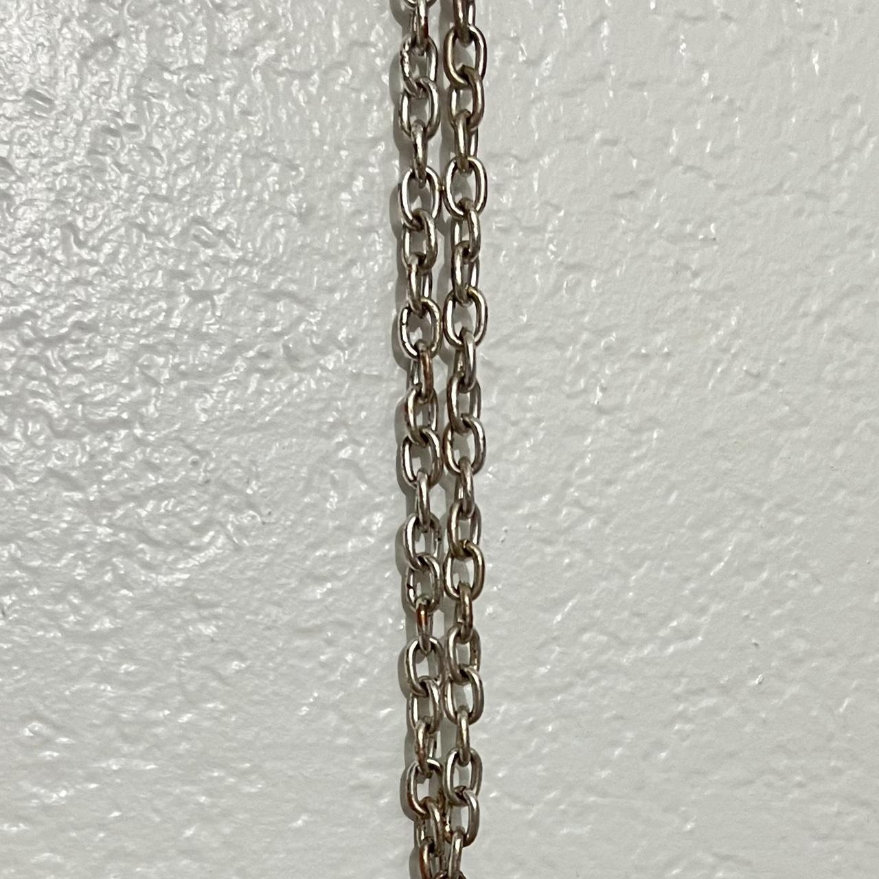 vintage louis vuitton lock necklace on long necklace - Depop