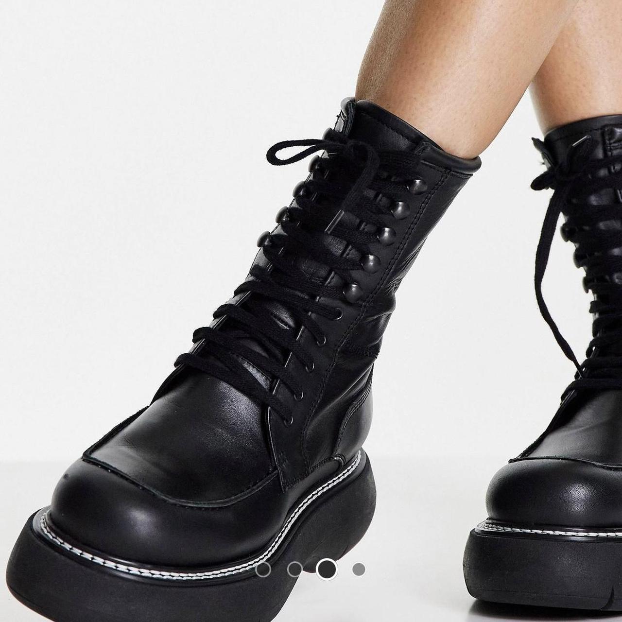 Topshop best sale lace boots