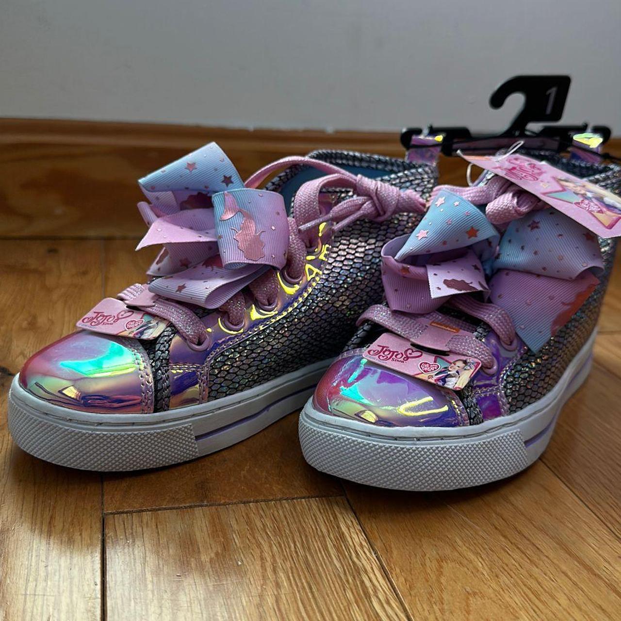 Nickelodeon Jojo Siwa Mermaid Scales High Top Shoe.... - Depop