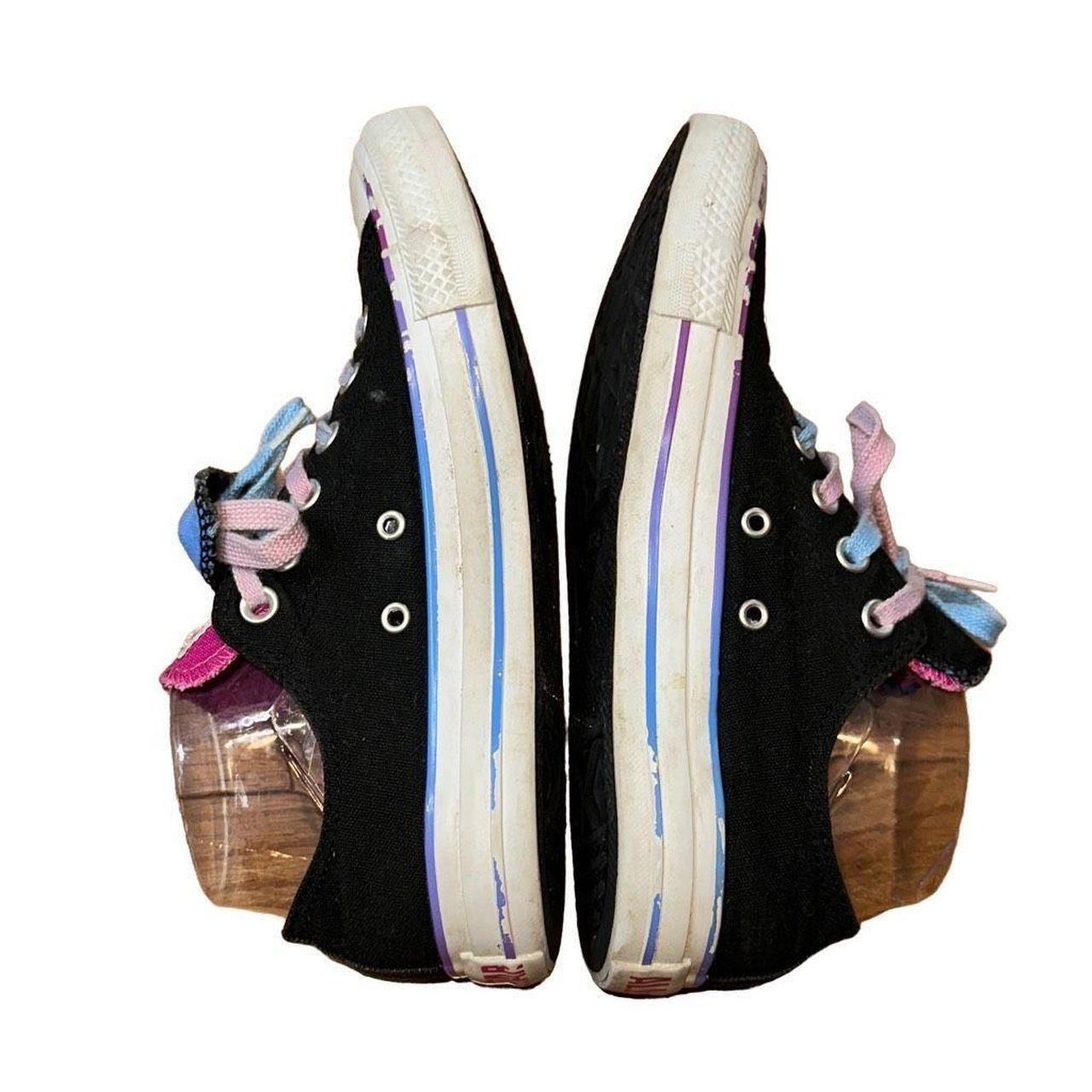 Womens converse clearance double tongue