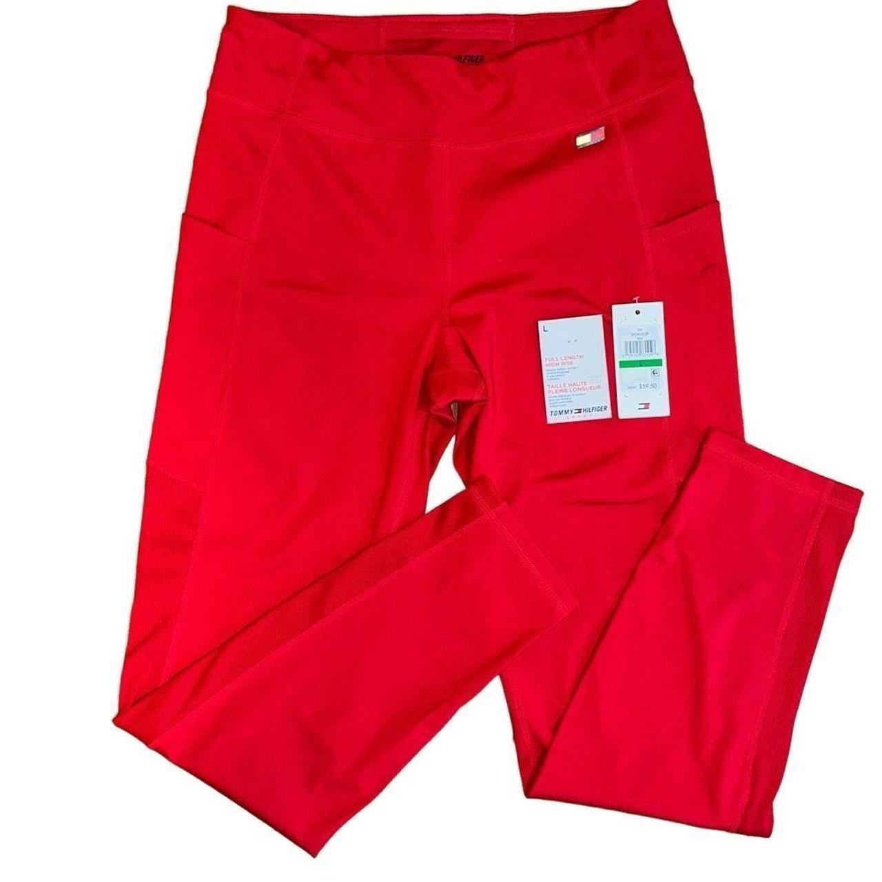 Tommy hilfiger leggings sales red