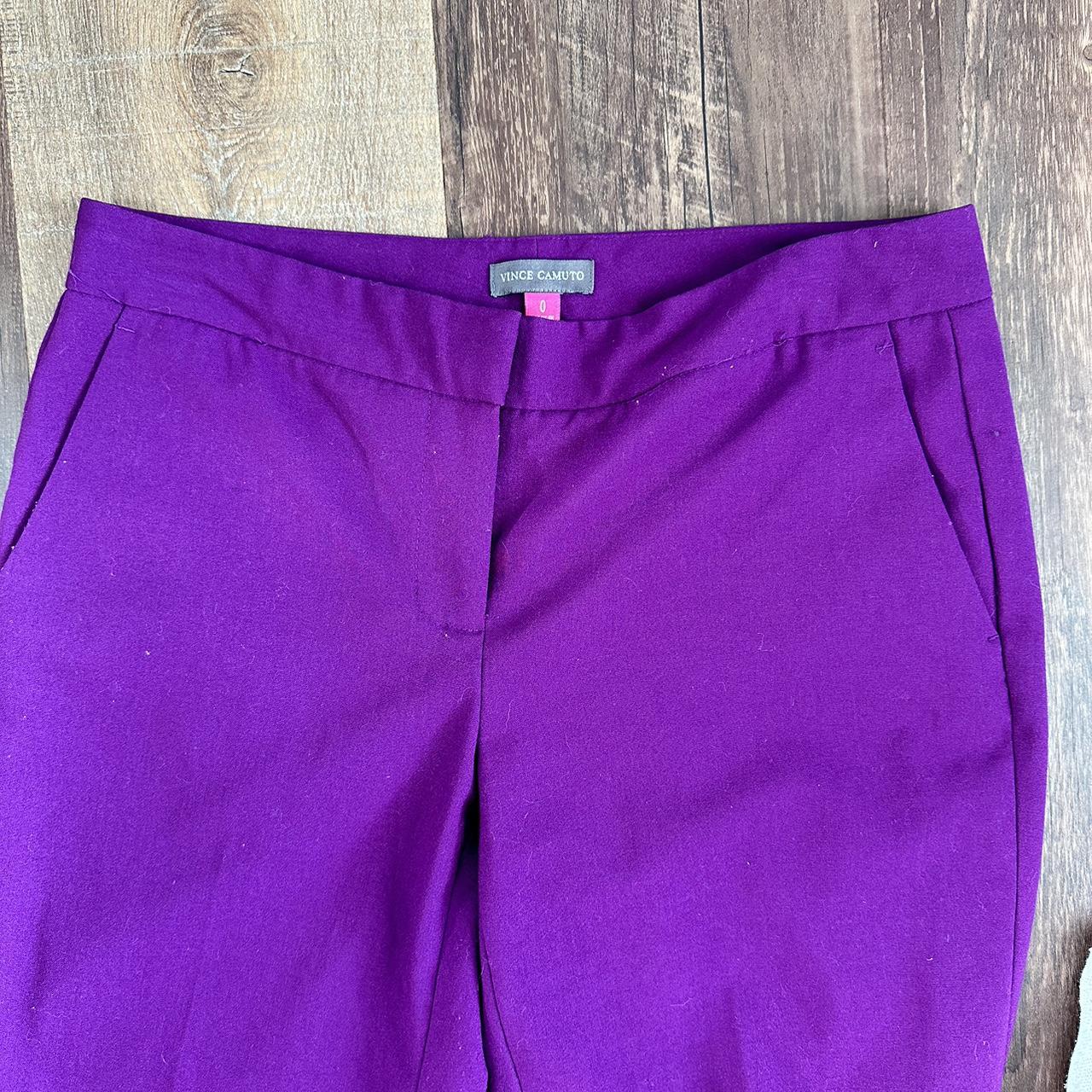 Vince Camuto Women's Purple Trousers | Depop
