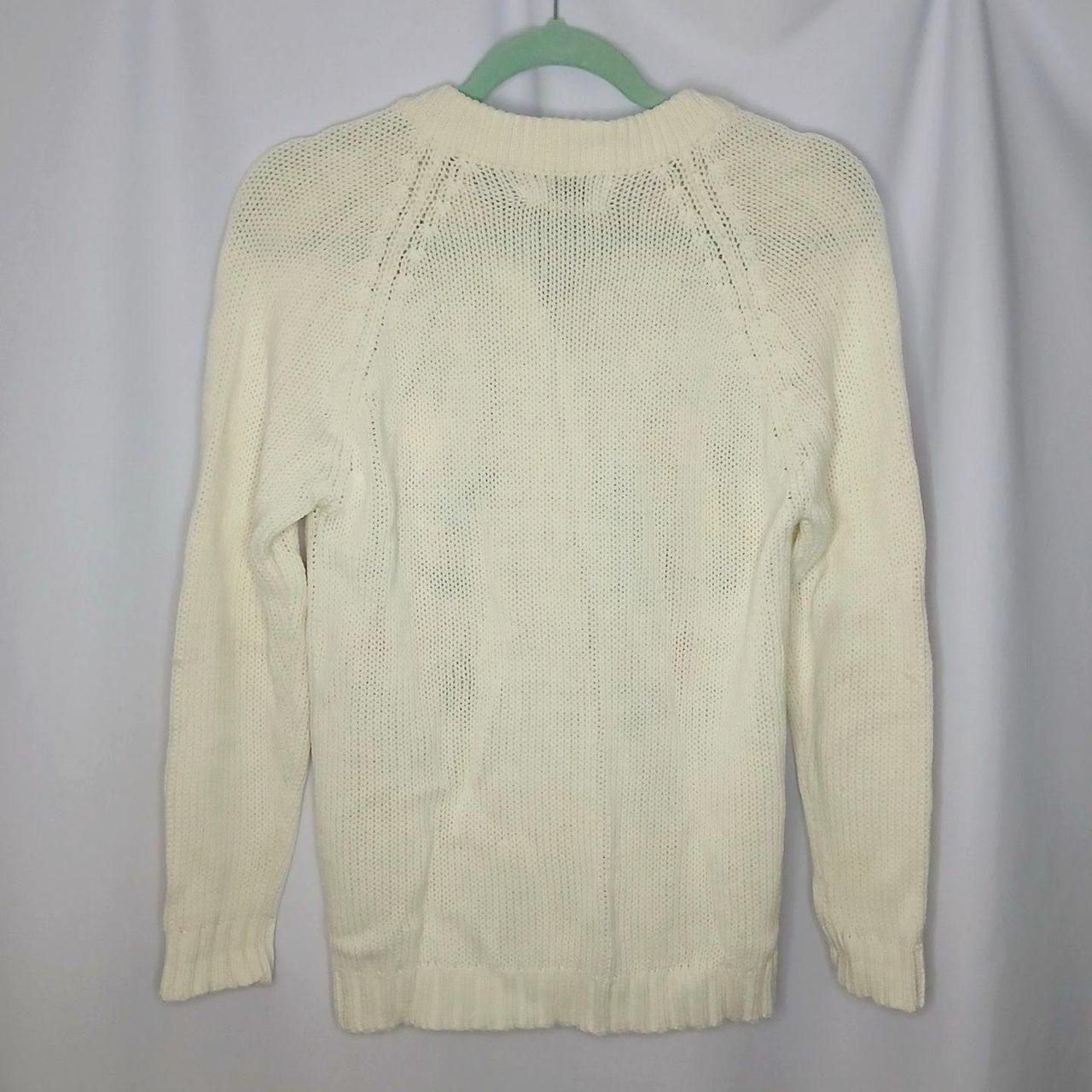 Source Unknown Women's Sweater - White/Multi - M … - image 2