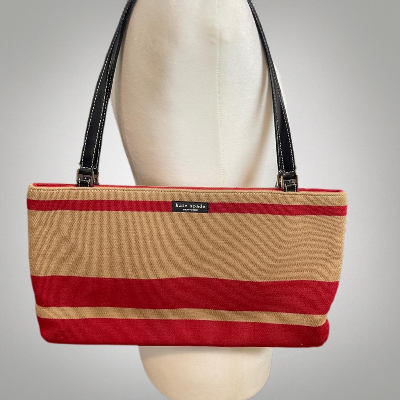 Knott Striped Straw Medium Satchel | Kate Spade New York