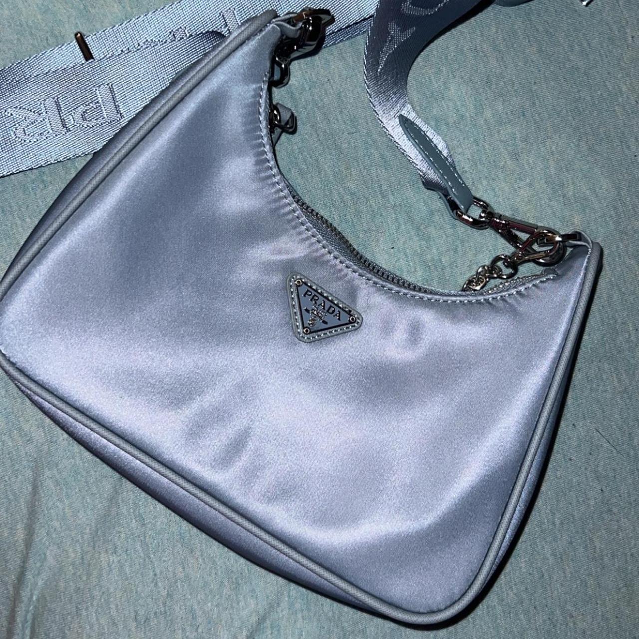 Prada Nylon Bag Baby Blue Worn a few times No