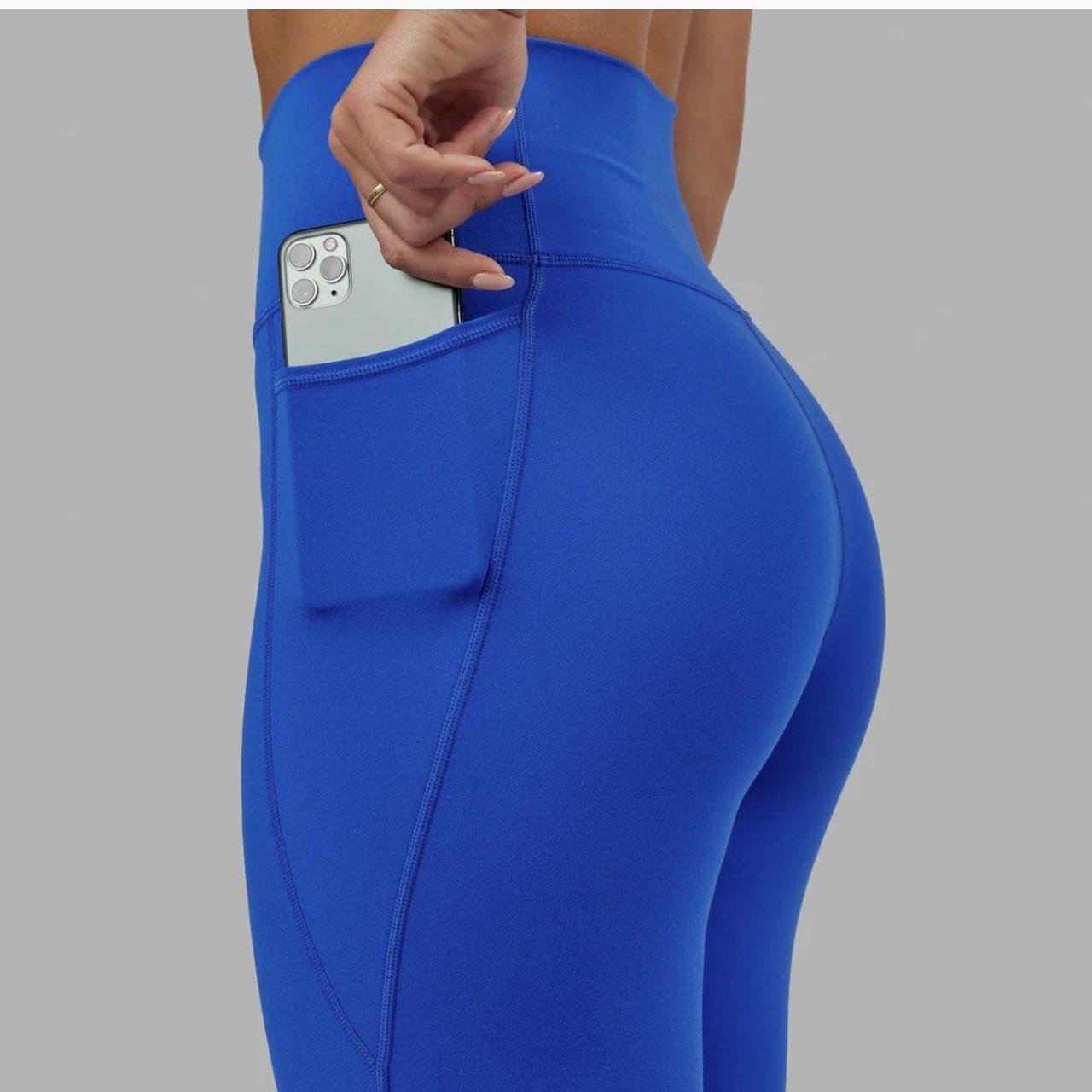 LSKD Fusion 3/4 Length Tight - Strong Blue Never - Depop