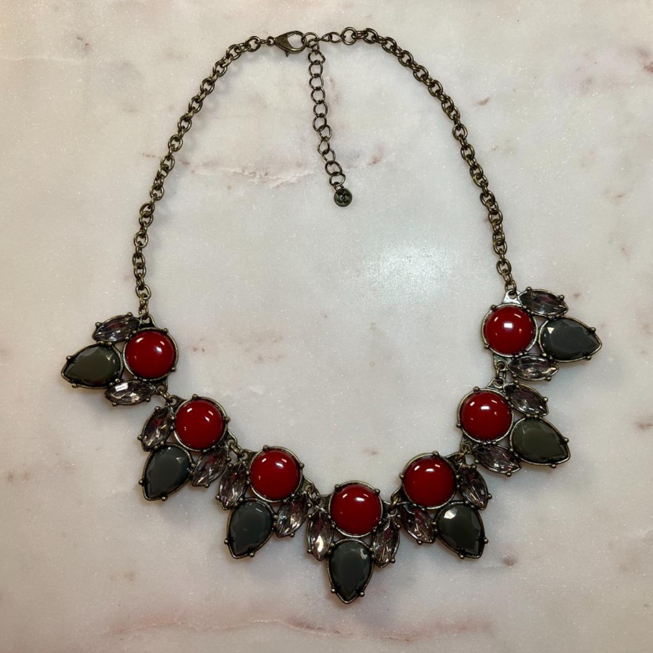 Charming charlie red on sale necklace