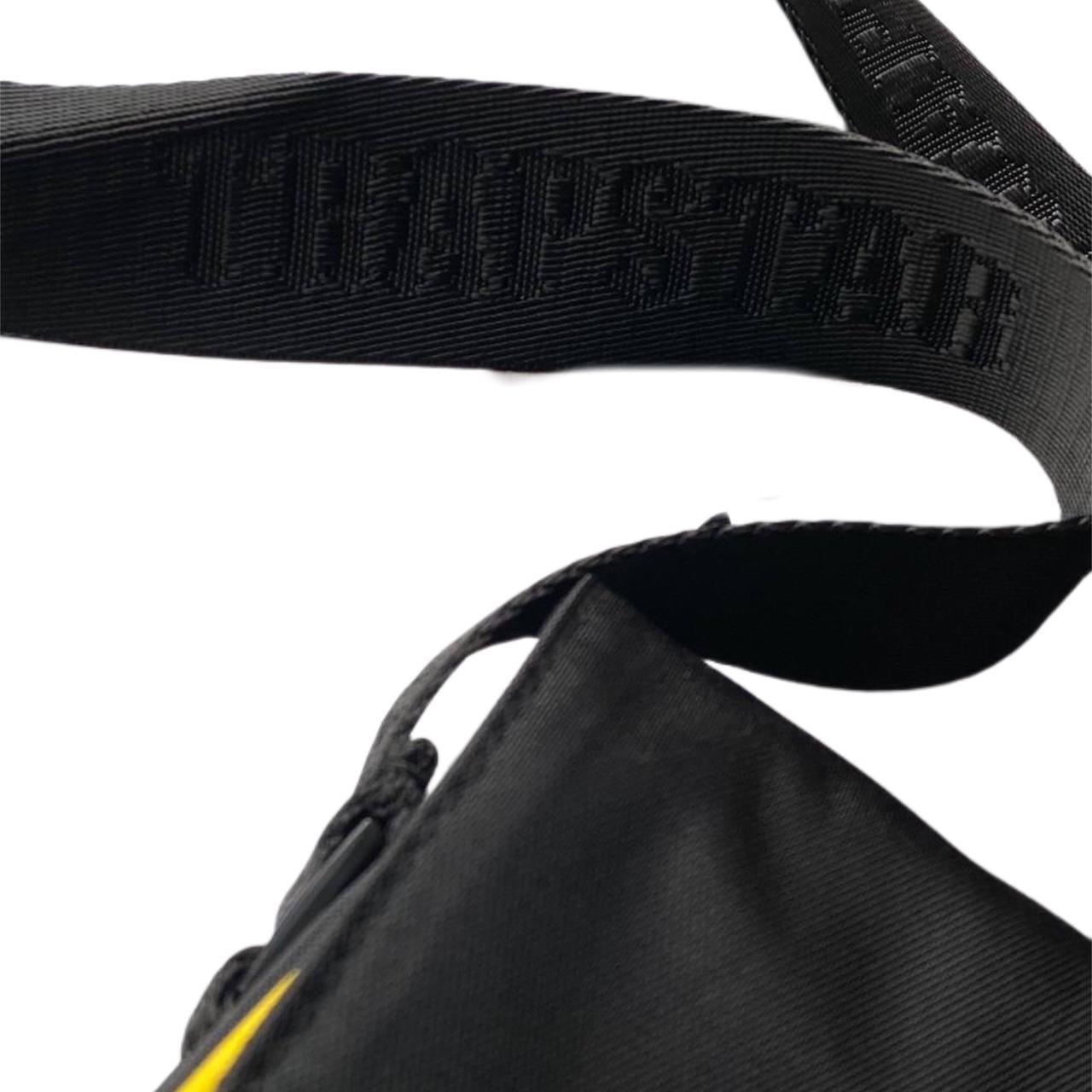 Trapstar Men's Black and Yellow Bag Depop