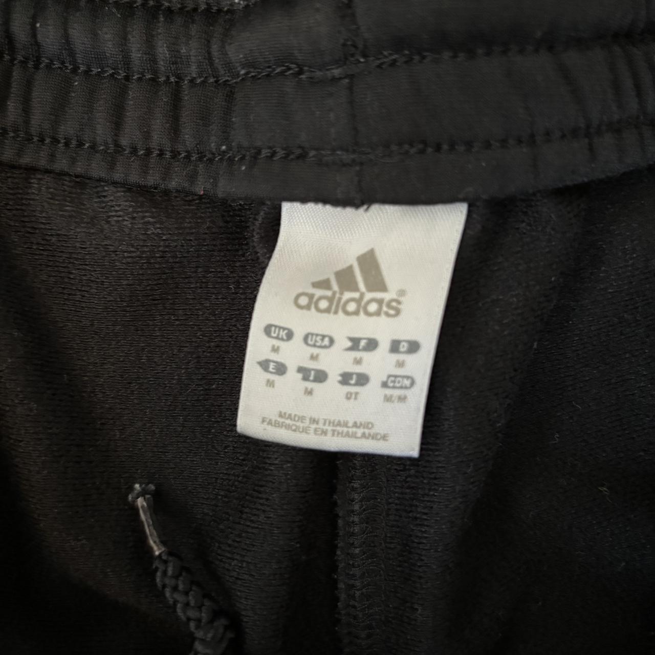 Black adidas wide leg track pants (I am 5’8) - Depop