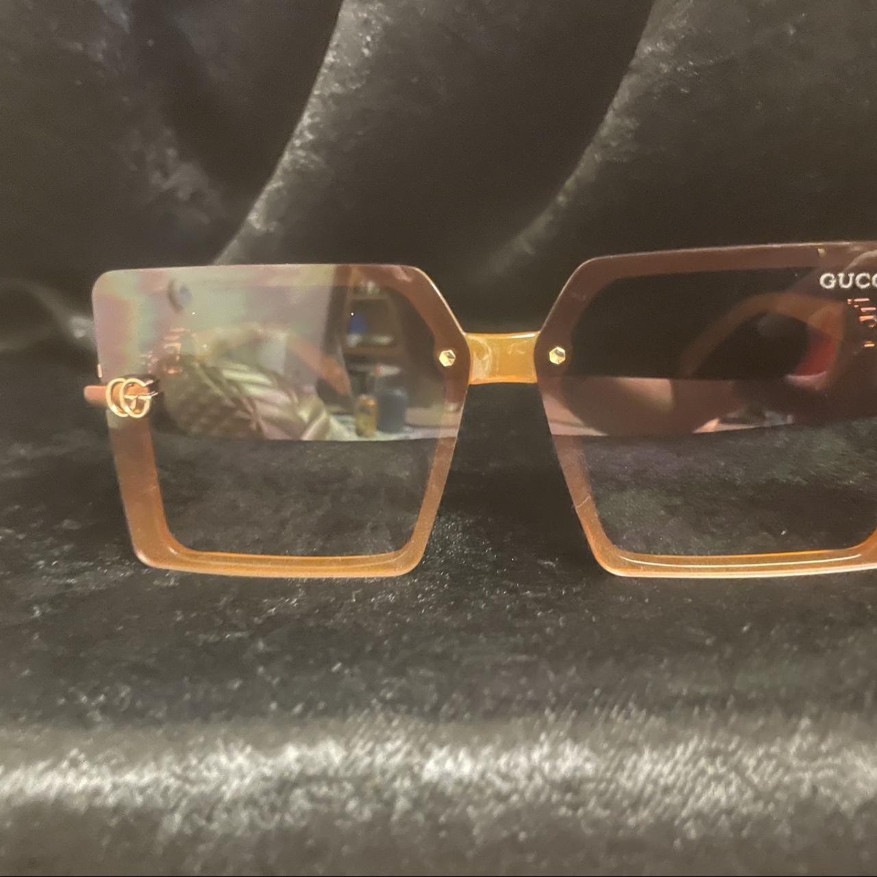 gucci orange lens sunglasses