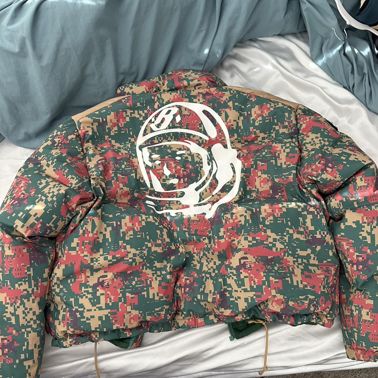 Billionaire boys club puffer. Pixelated design. | Depop
