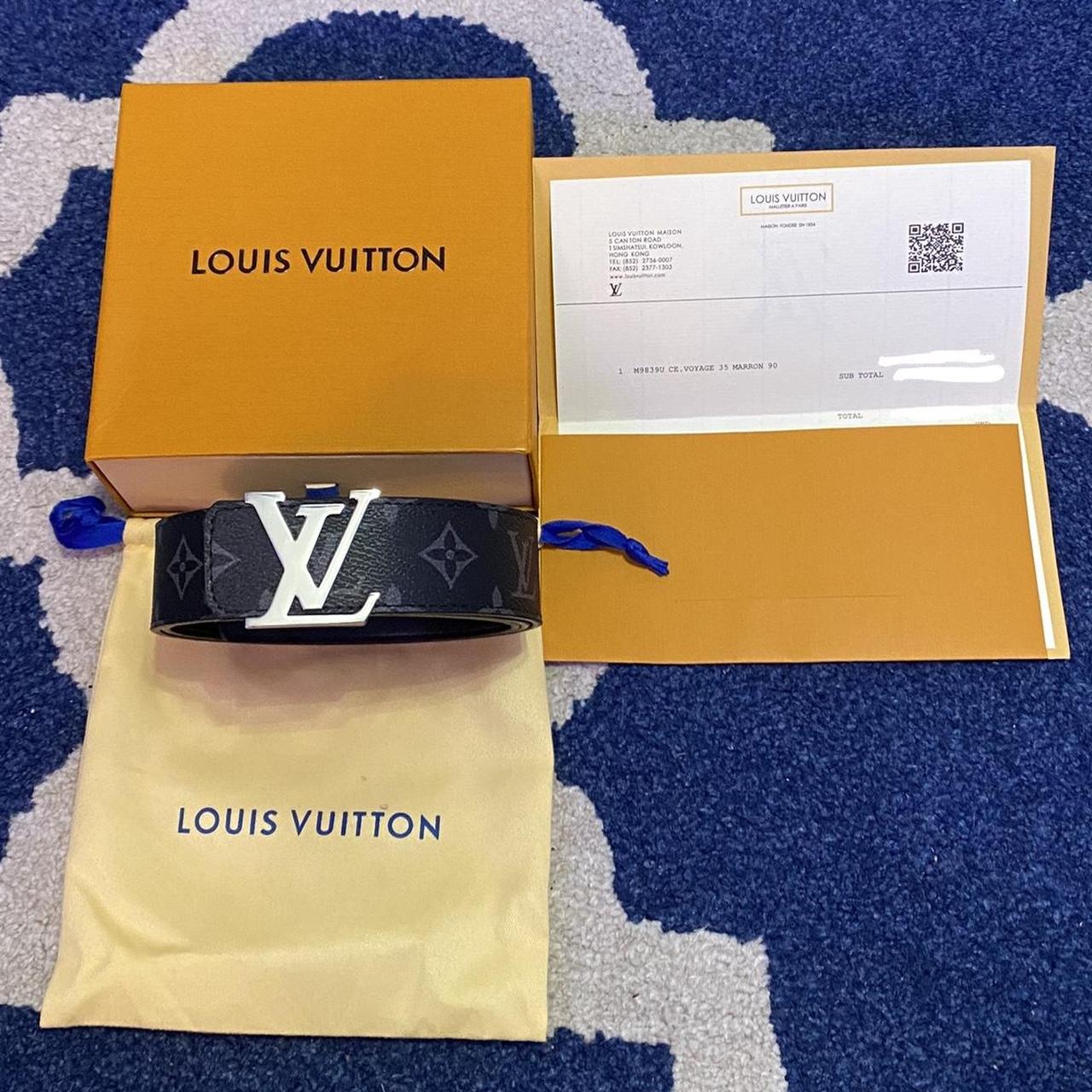 LOUIS VUITTON LV REVERSABLE MONOGRAM BELT! 110... - Depop