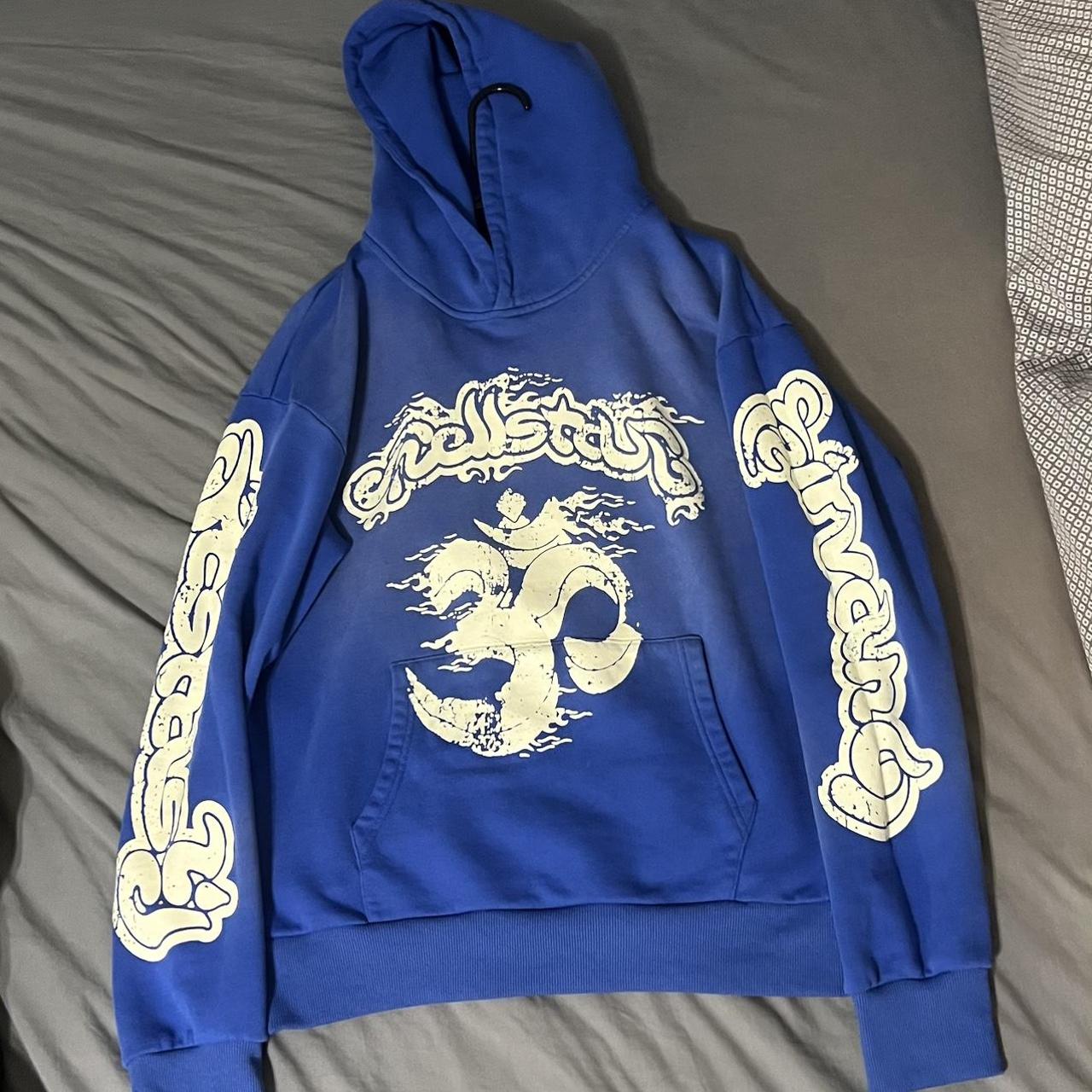 hellstar yoga hoodie capsule 4 can ship fast send... - Depop