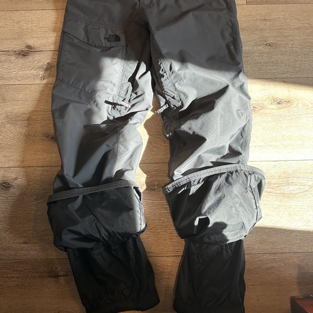 The North Face Men's Grey and Silver Joggers-tracksuits | Depop