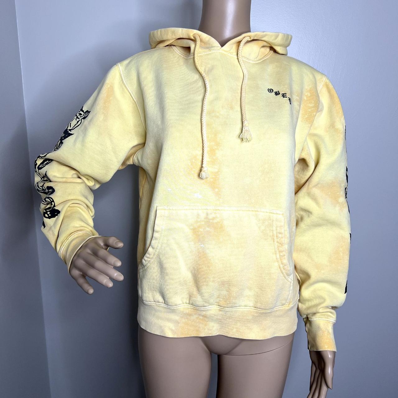 Obey best sale bleached hoodie