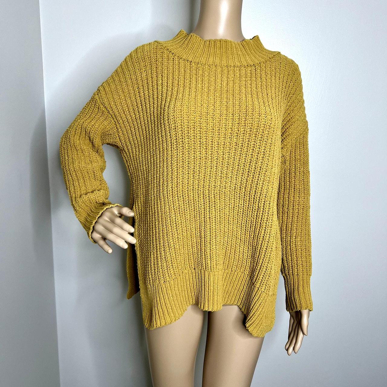 Aerie oversized mustard yellow knit sweater size retailer XS