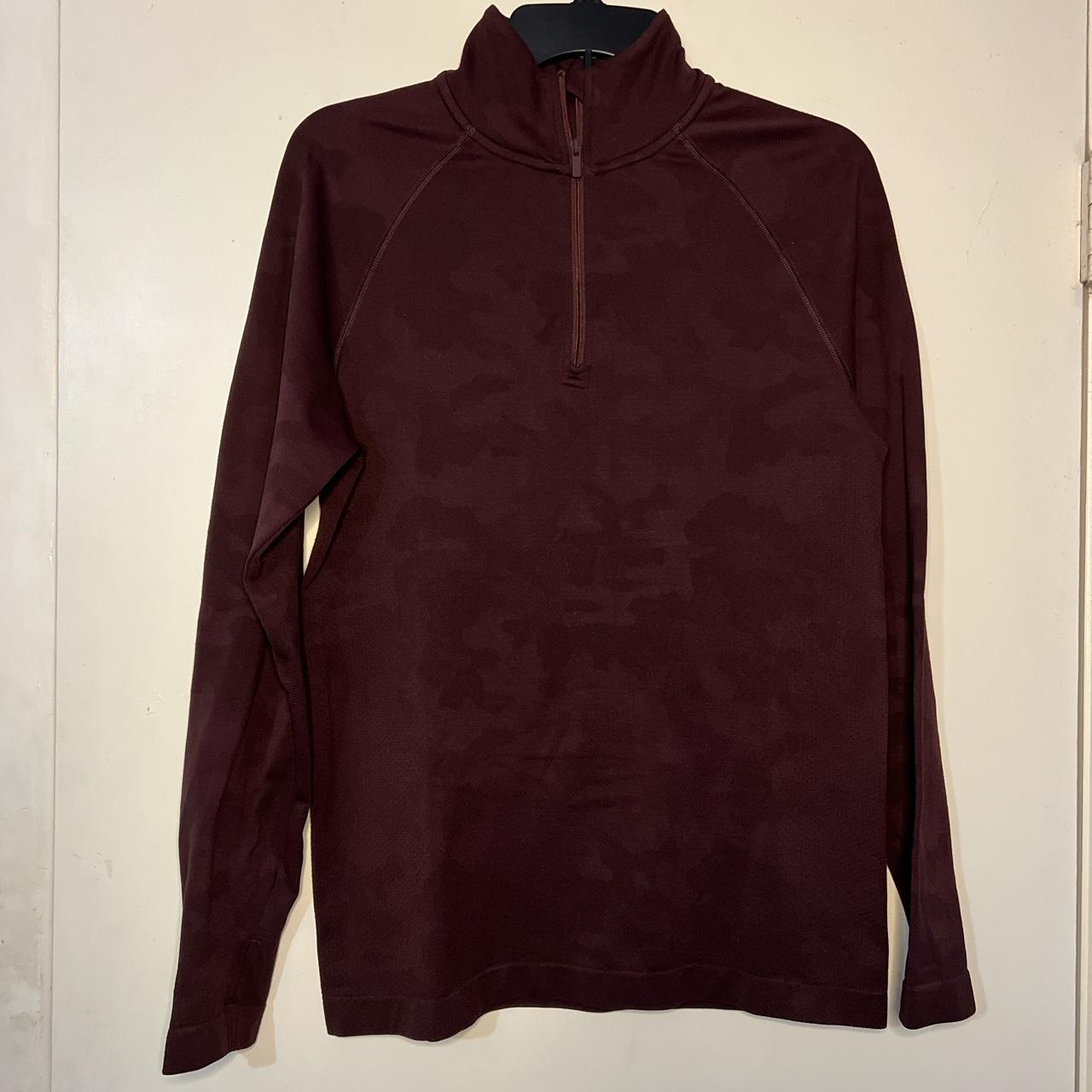 All in Motion Men's Burgundy Shirt Depop