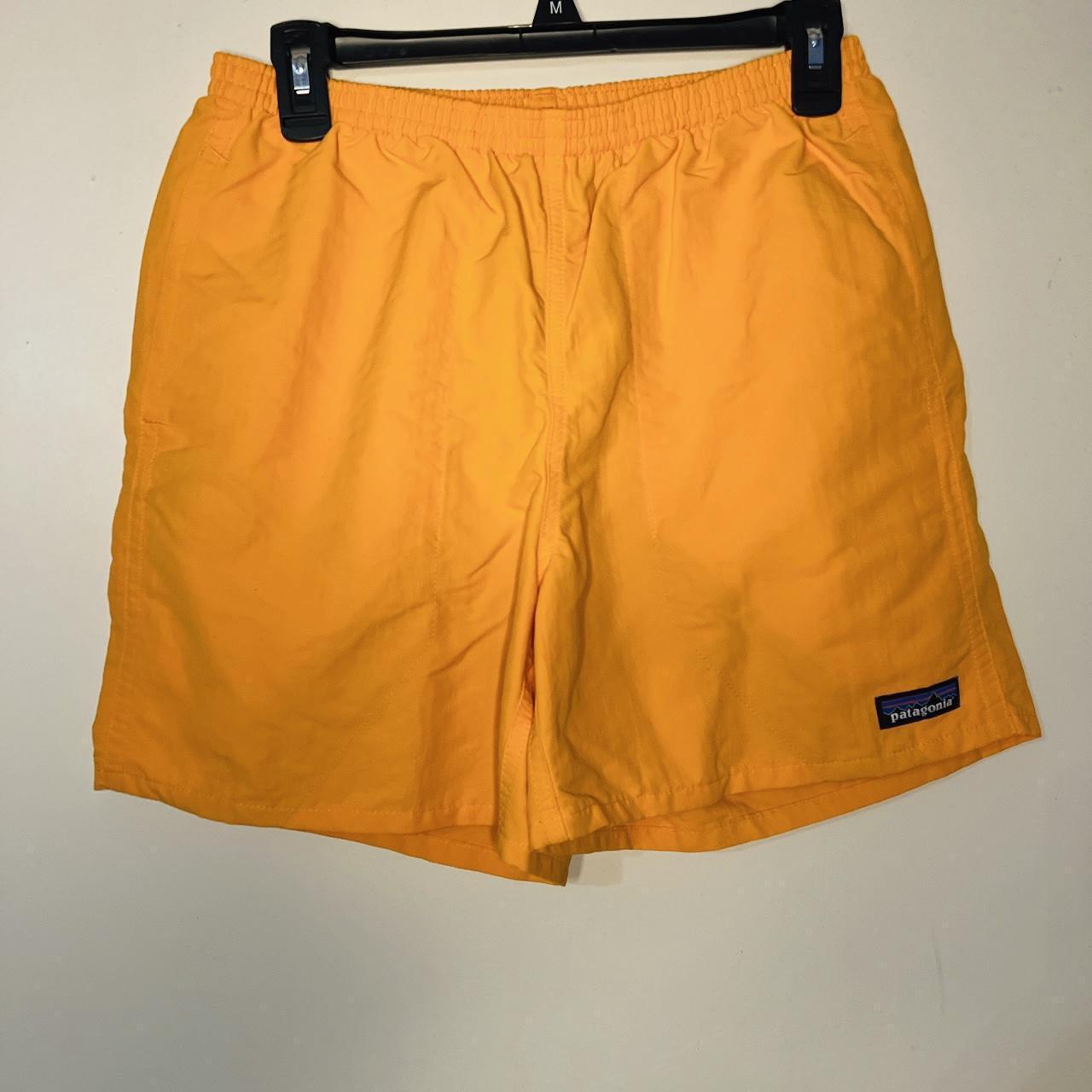 Patagonia Men's Orange Shorts | Depop