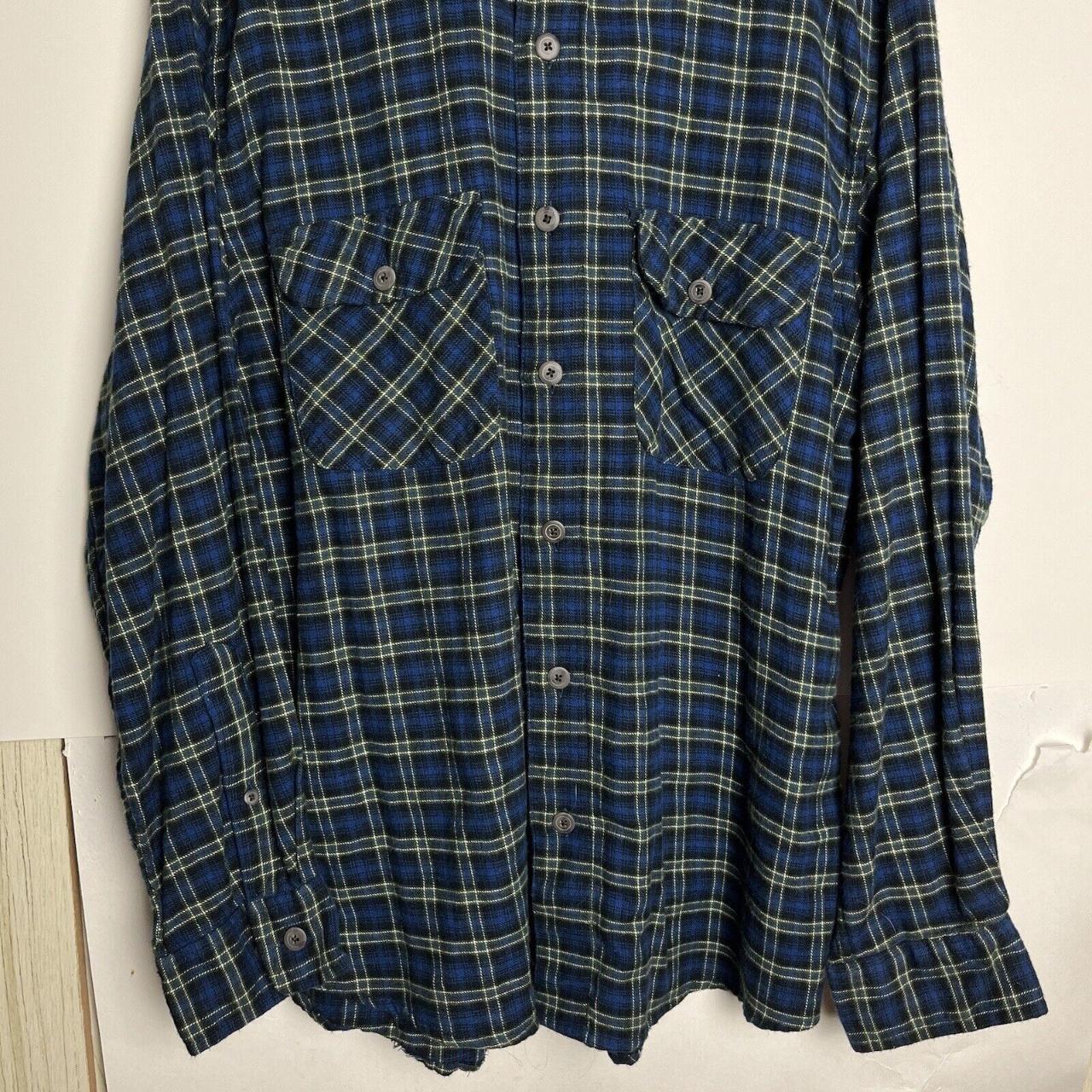 Vintage Boston Traders Men's Flannel Shirt Size XLT. - Depop