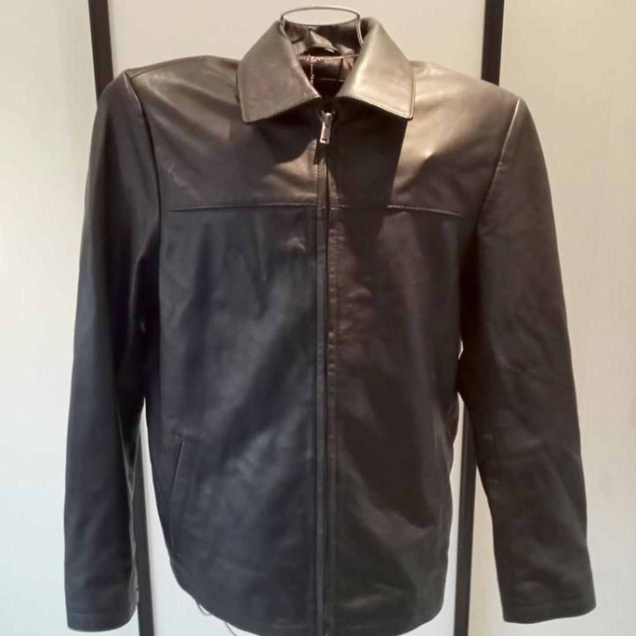 Men's LLD original black leather jacket. Brand New... - Depop