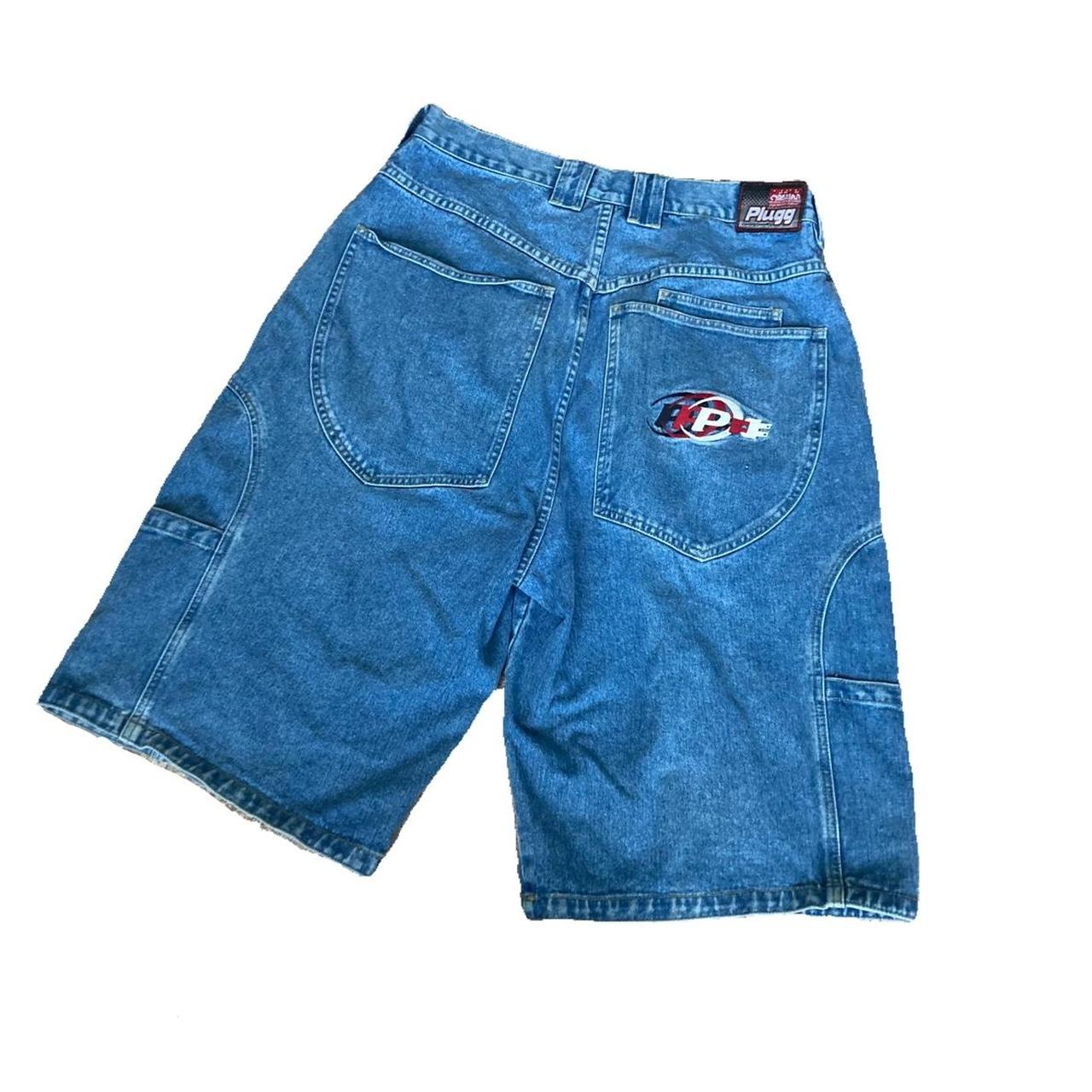 Men's Blue and Navy Shorts | Depop