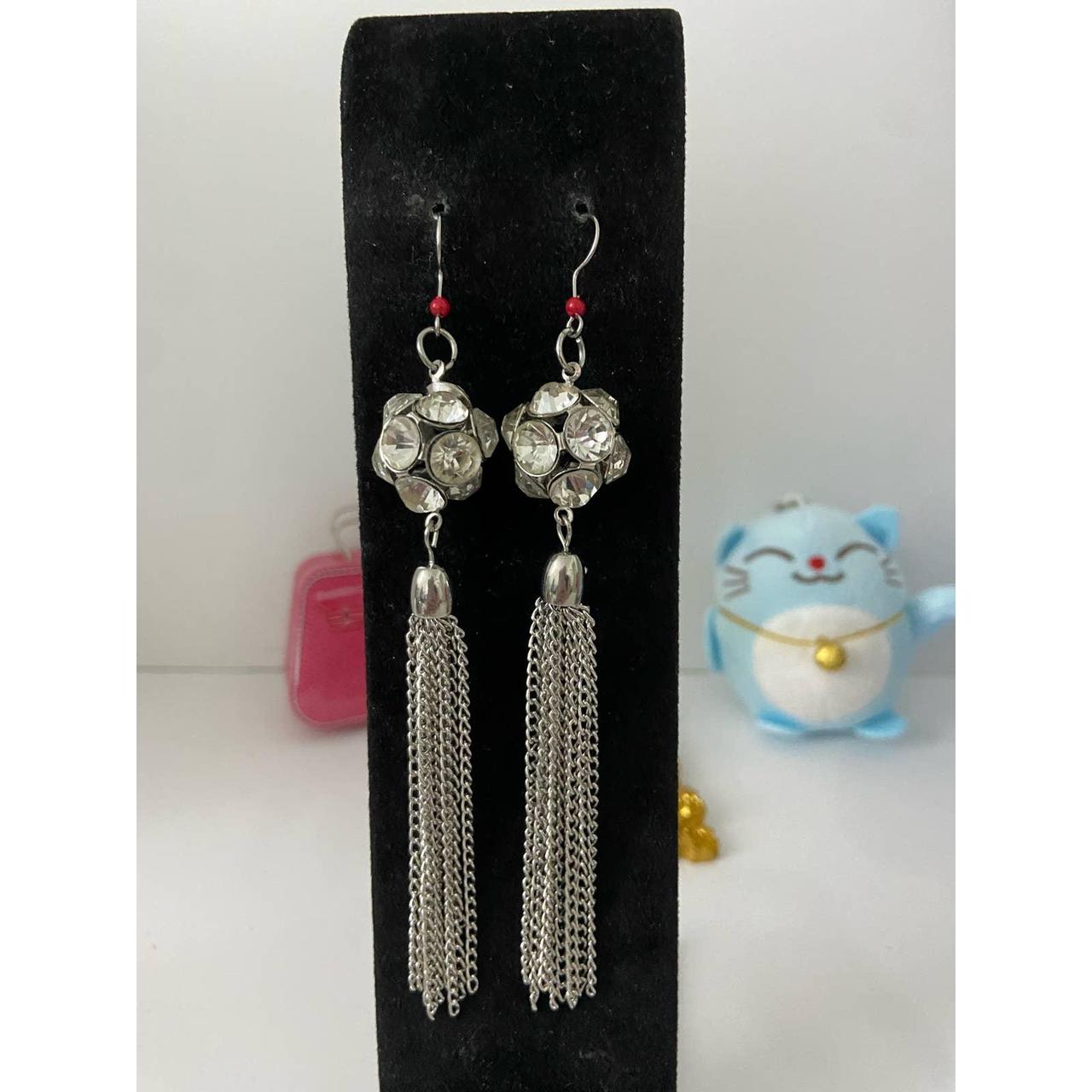 Stylish sales long earrings