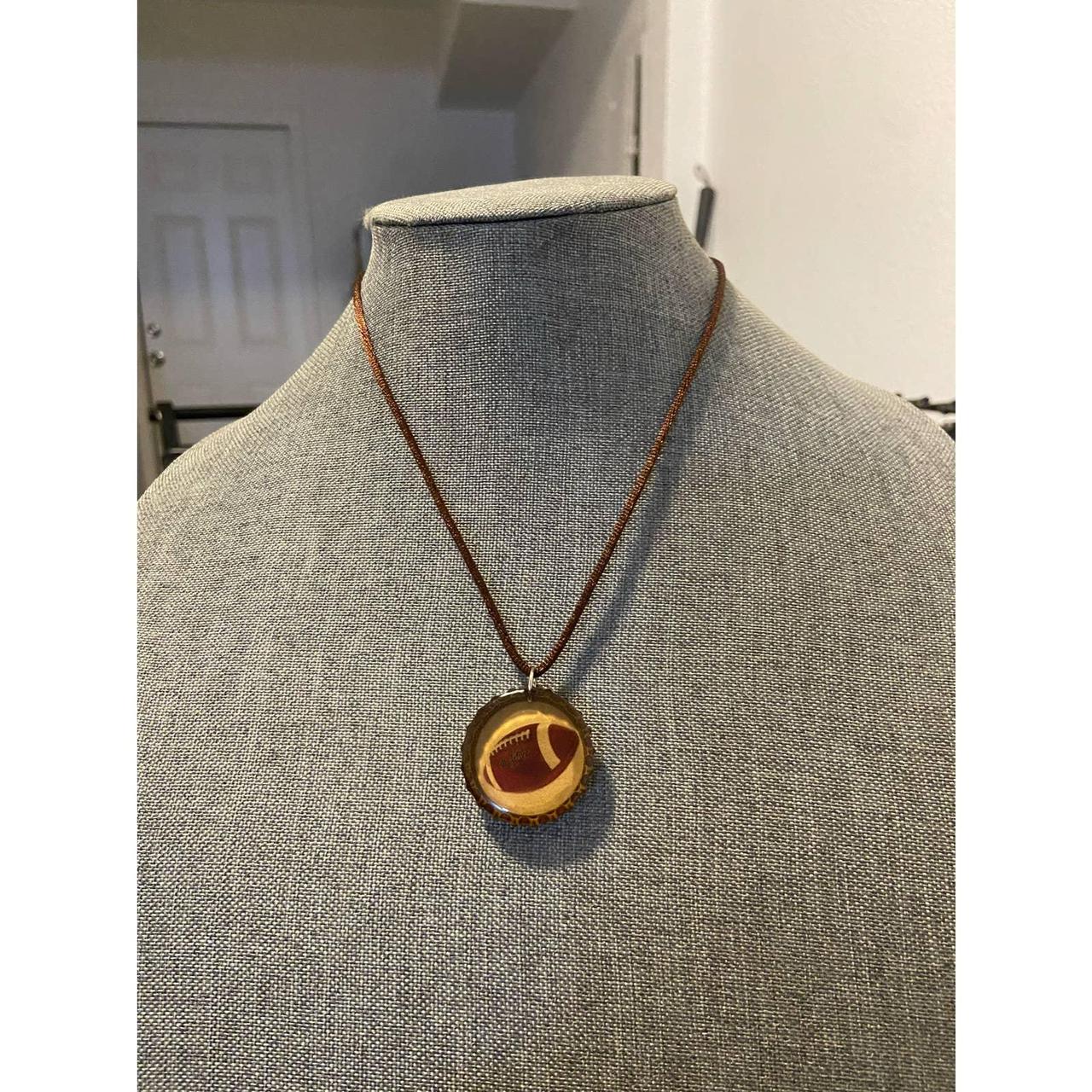 CC Sport Football Mom Gold Charm Necklace | Chelsea Charles Jewelry