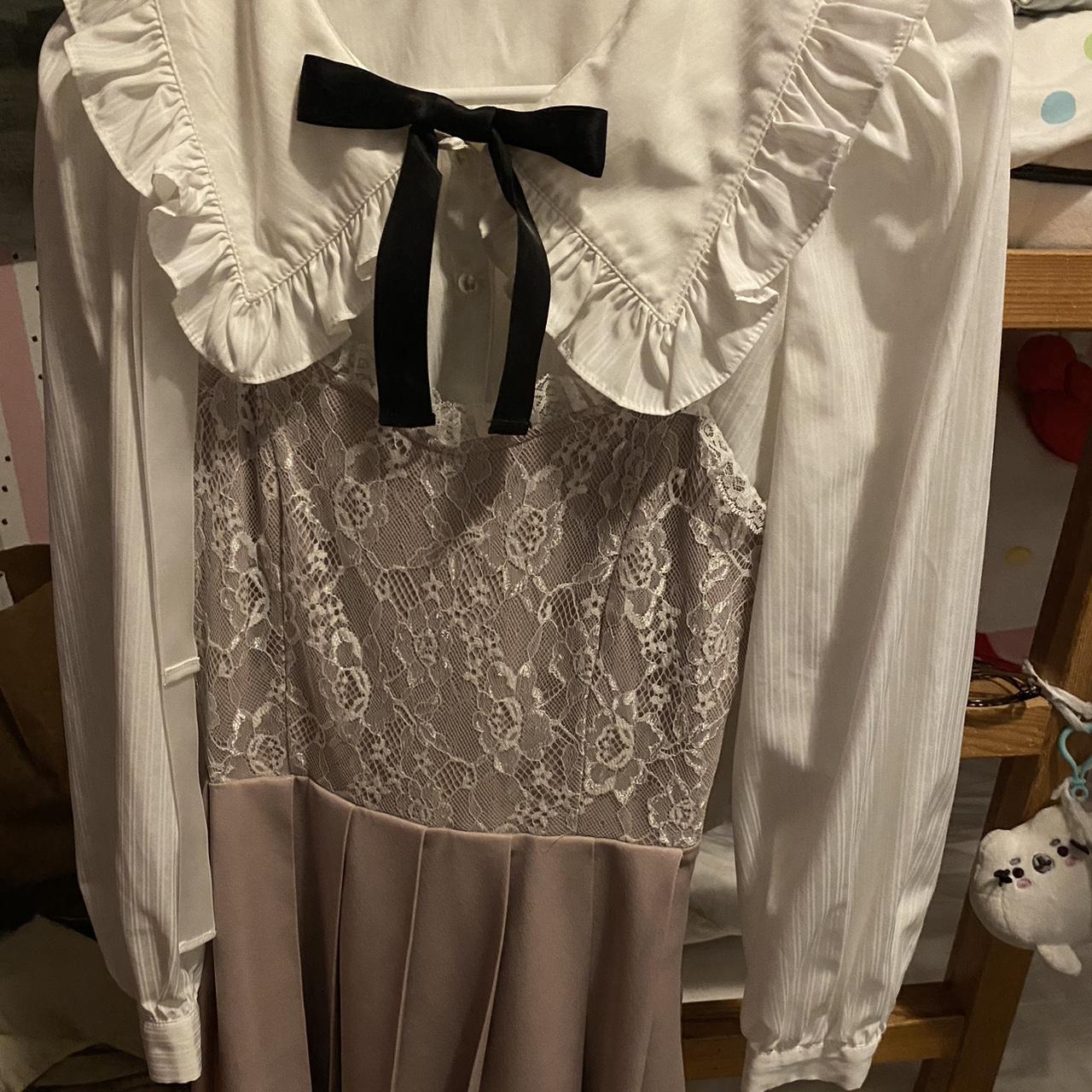 Ank Rouge lolita style dress with satin and lace | Depop