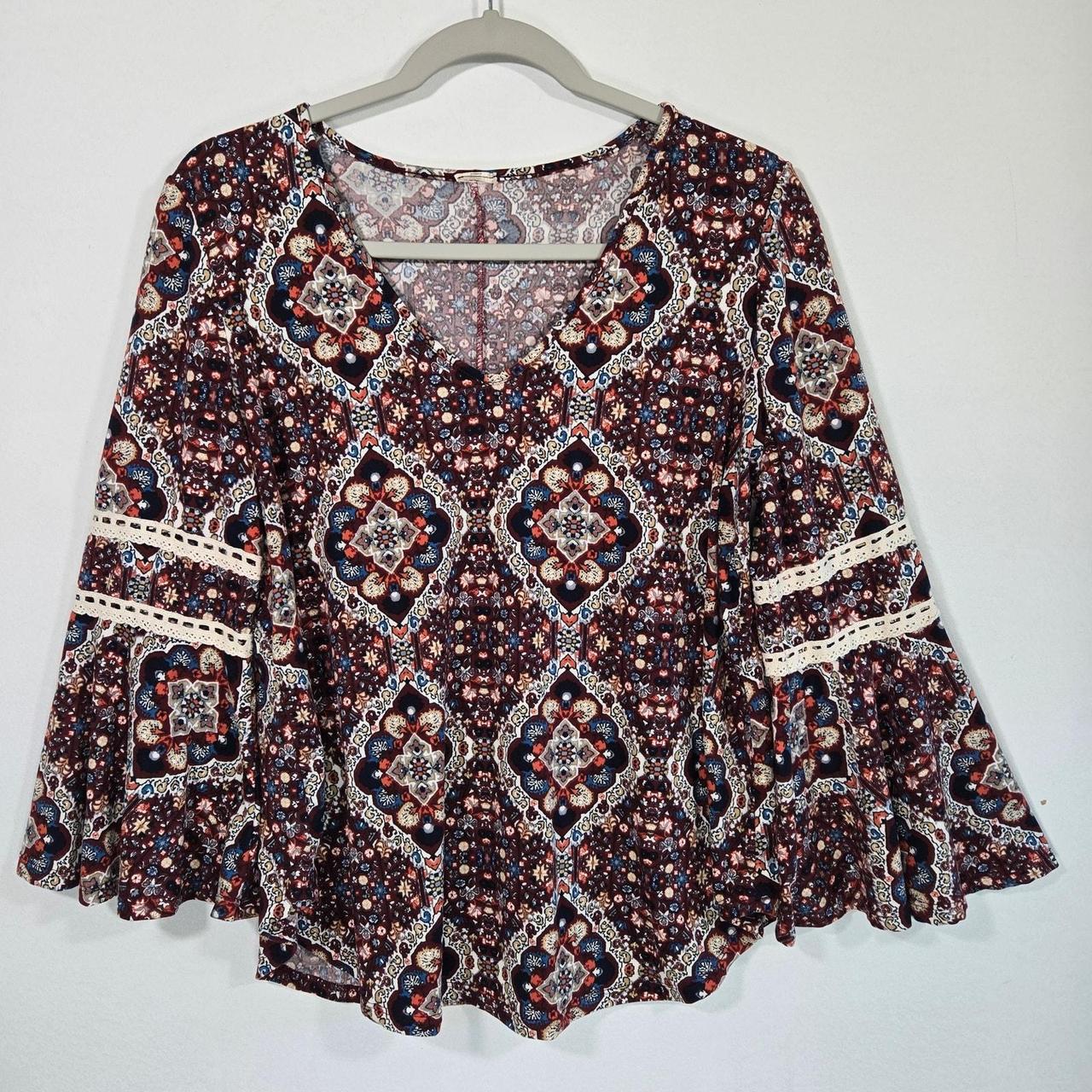 Source Unknown Women's Blouse - Multi - M – Boho … - image 1