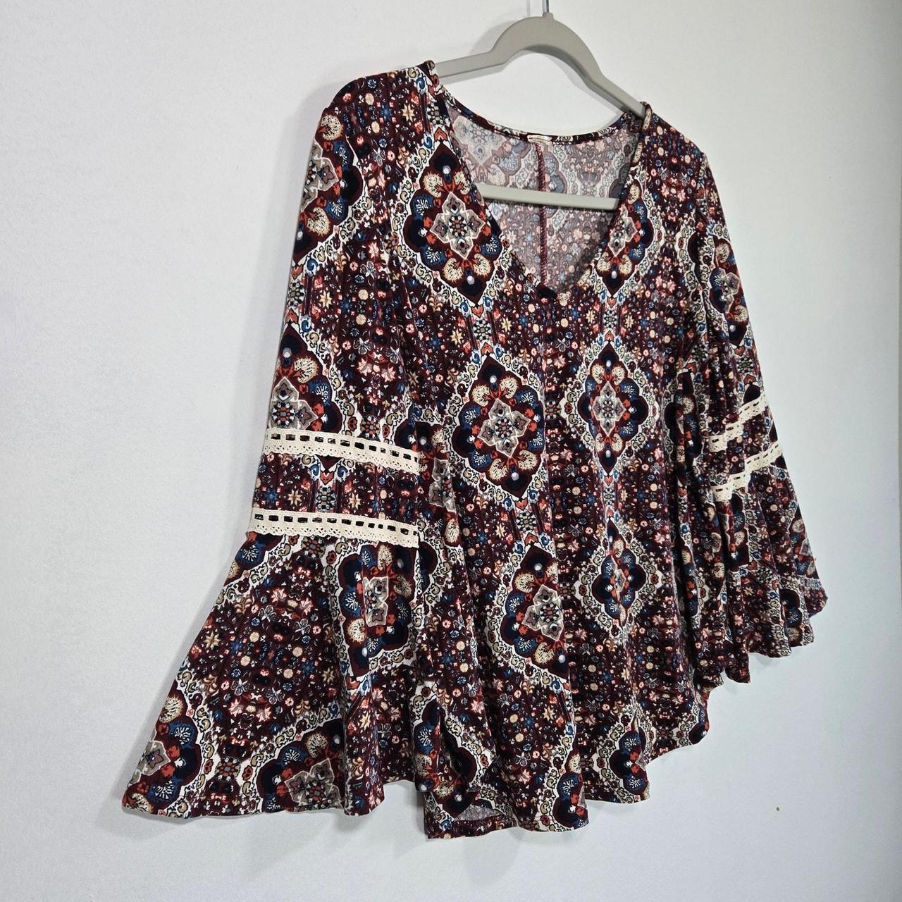 Source Unknown Women's Blouse - Multi - M – Boho … - image 3
