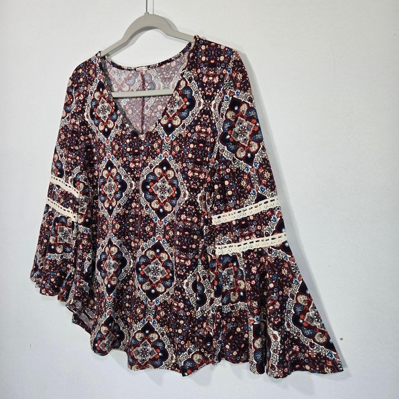 Source Unknown Women's Blouse - Multi - M – Boho … - image 2