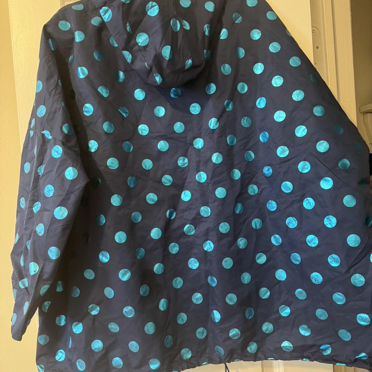 Gorman raincoat with polka dot pattern Worn and... - Depop