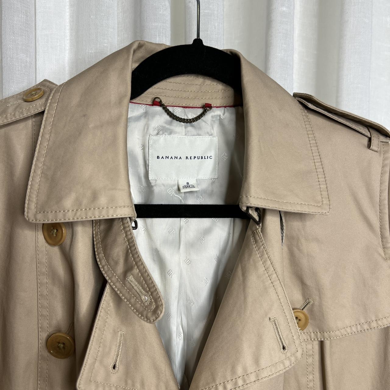 Banana Republic Womens Tan And Cream Coat Depop 9191