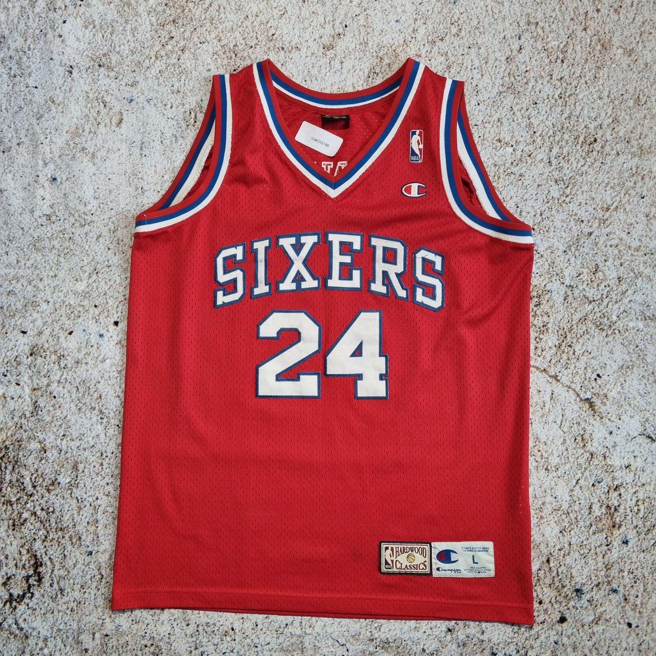 MEN'S VTG MAJESTIC NBA PHILADELPHIA 76ERS BASKETBALL - Depop