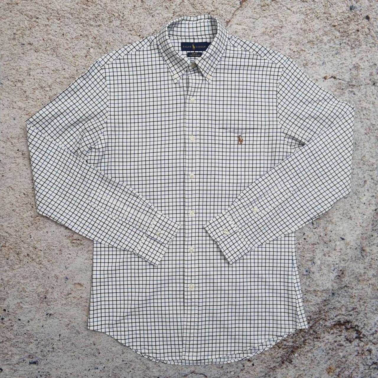 Ralph Lauren OXFORD SHIRT SLIM FIT STRETCH OXFORD... - Depop