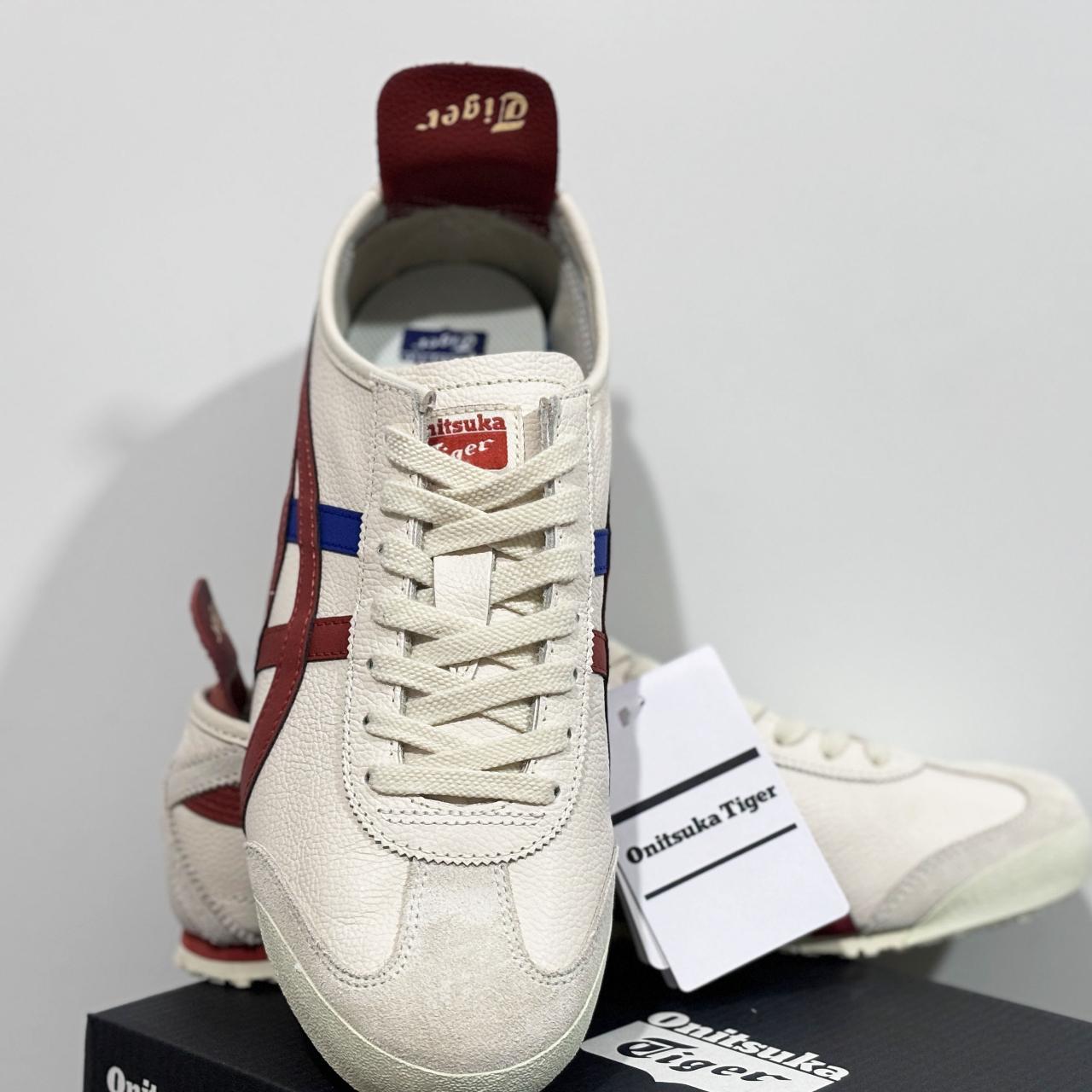 Onitsuka Tiger Mexico 66 Birch Rust Red Blue Depop
