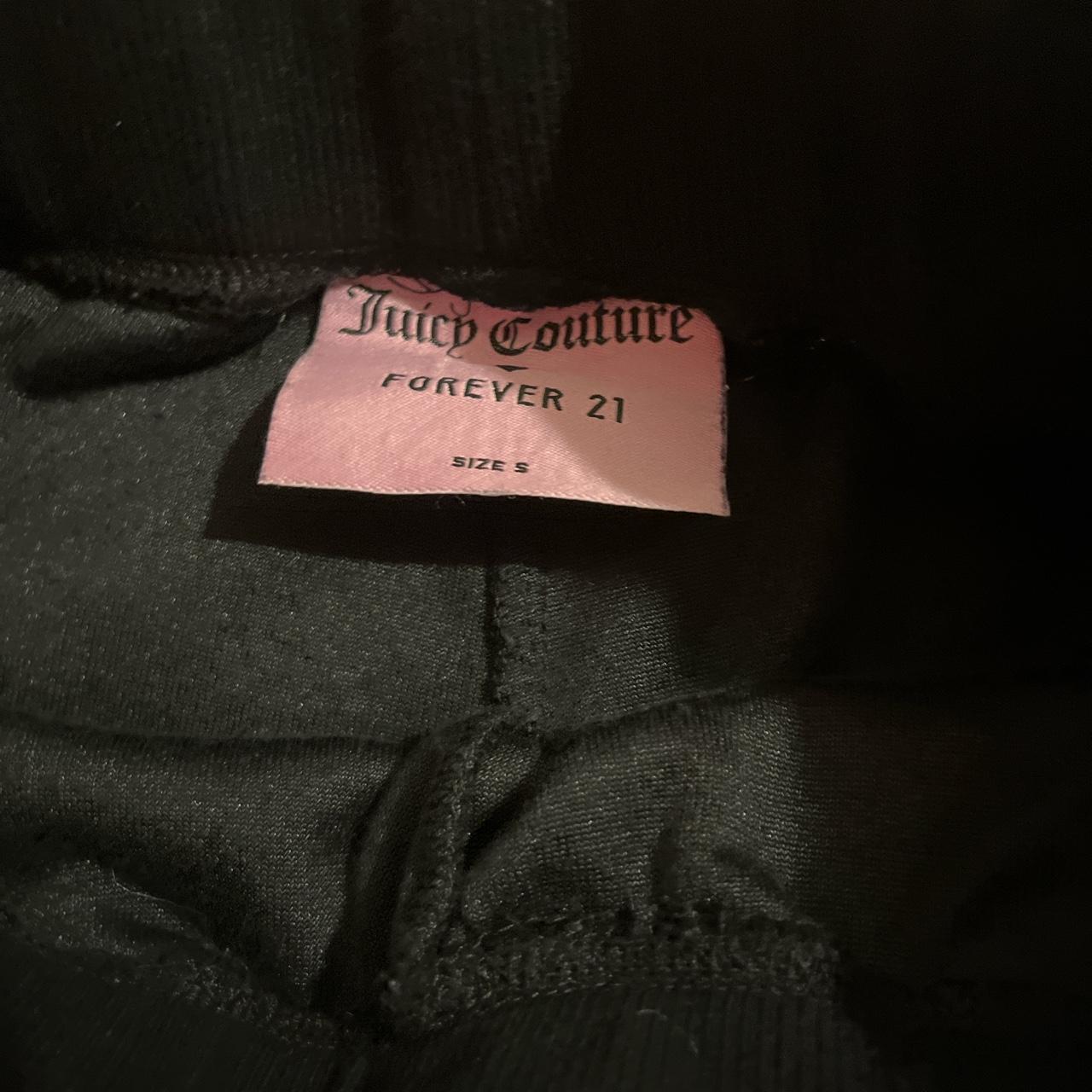 Juicy couture, X, forever 21 collab black velour... - Depop