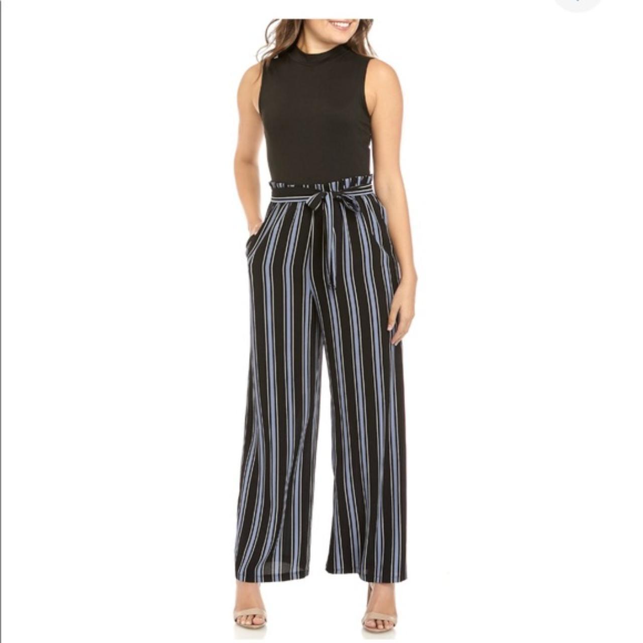 As U Wish Mock Neck Paper Bag Jumpsuit Featuring a... Depop